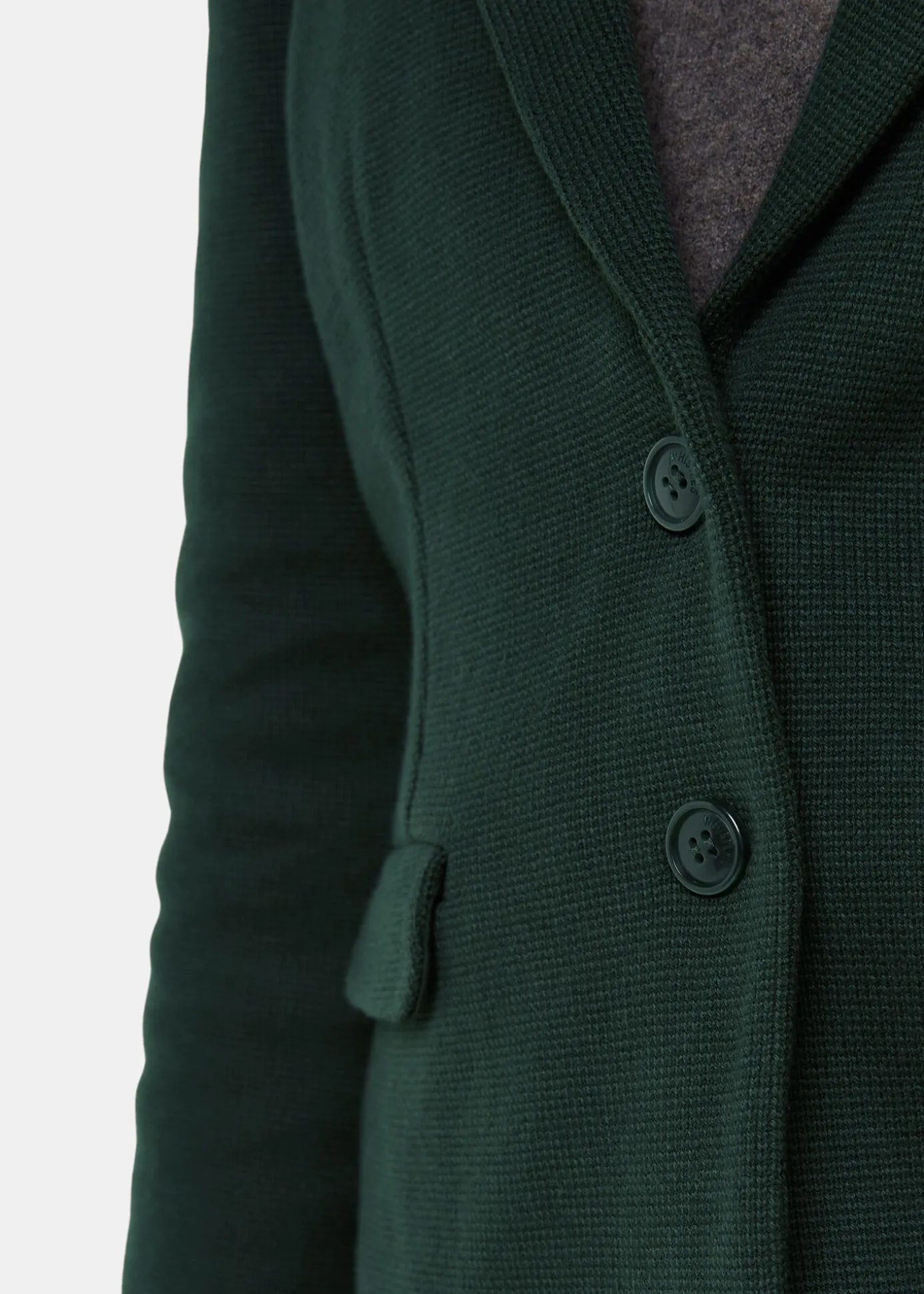Forest Green Slim Jersey Jacket