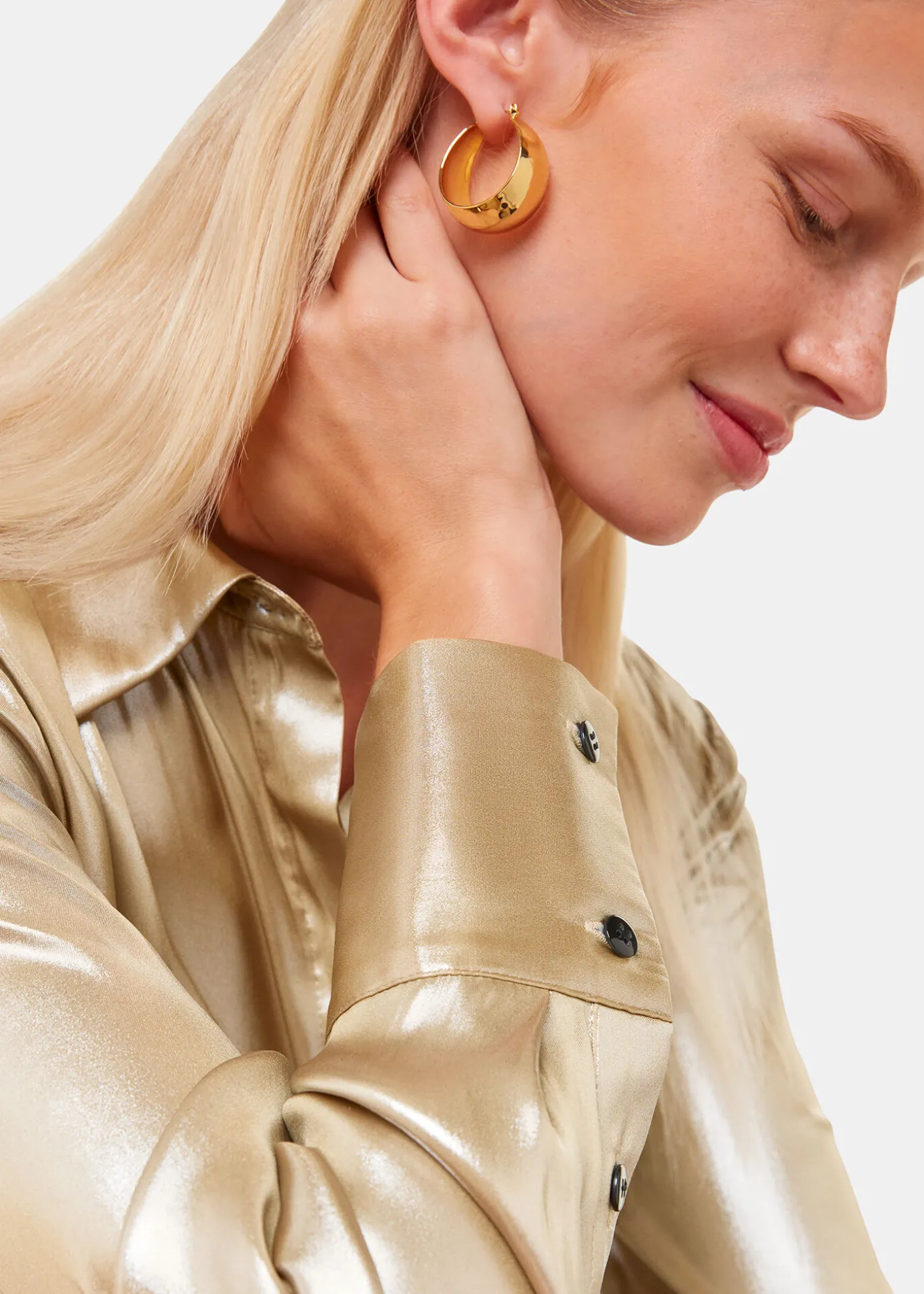 Gold Lucie Metallic Shirt