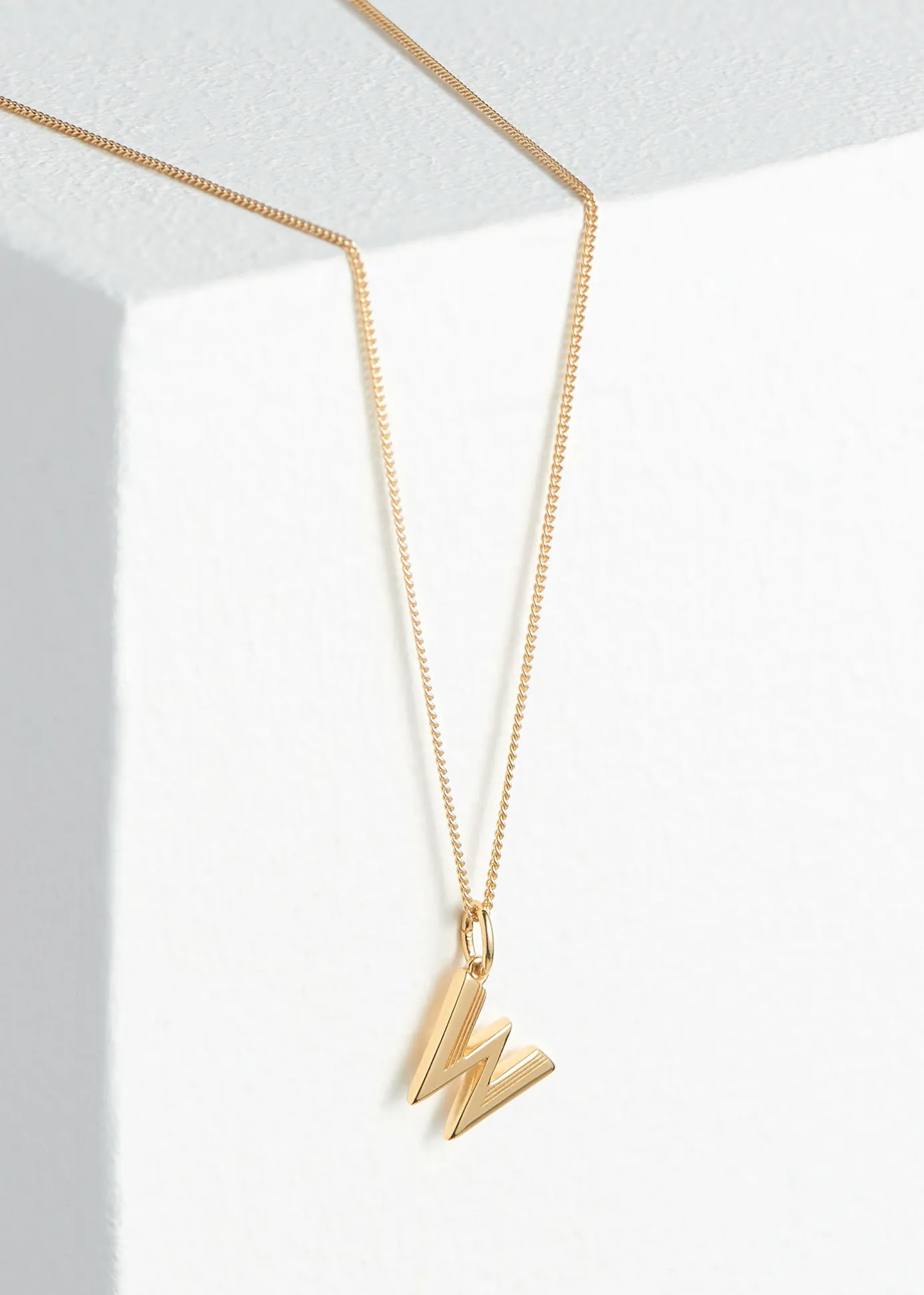 Gold Rachel Jackson Letter Necklace