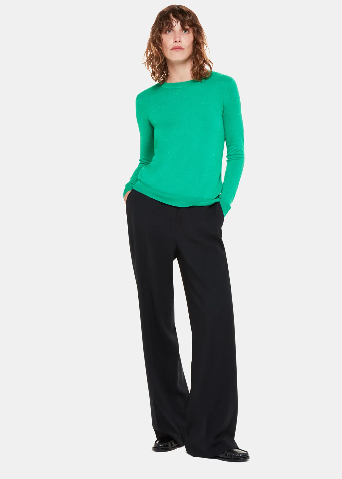 Green Annie Sparkle Crew Neck
