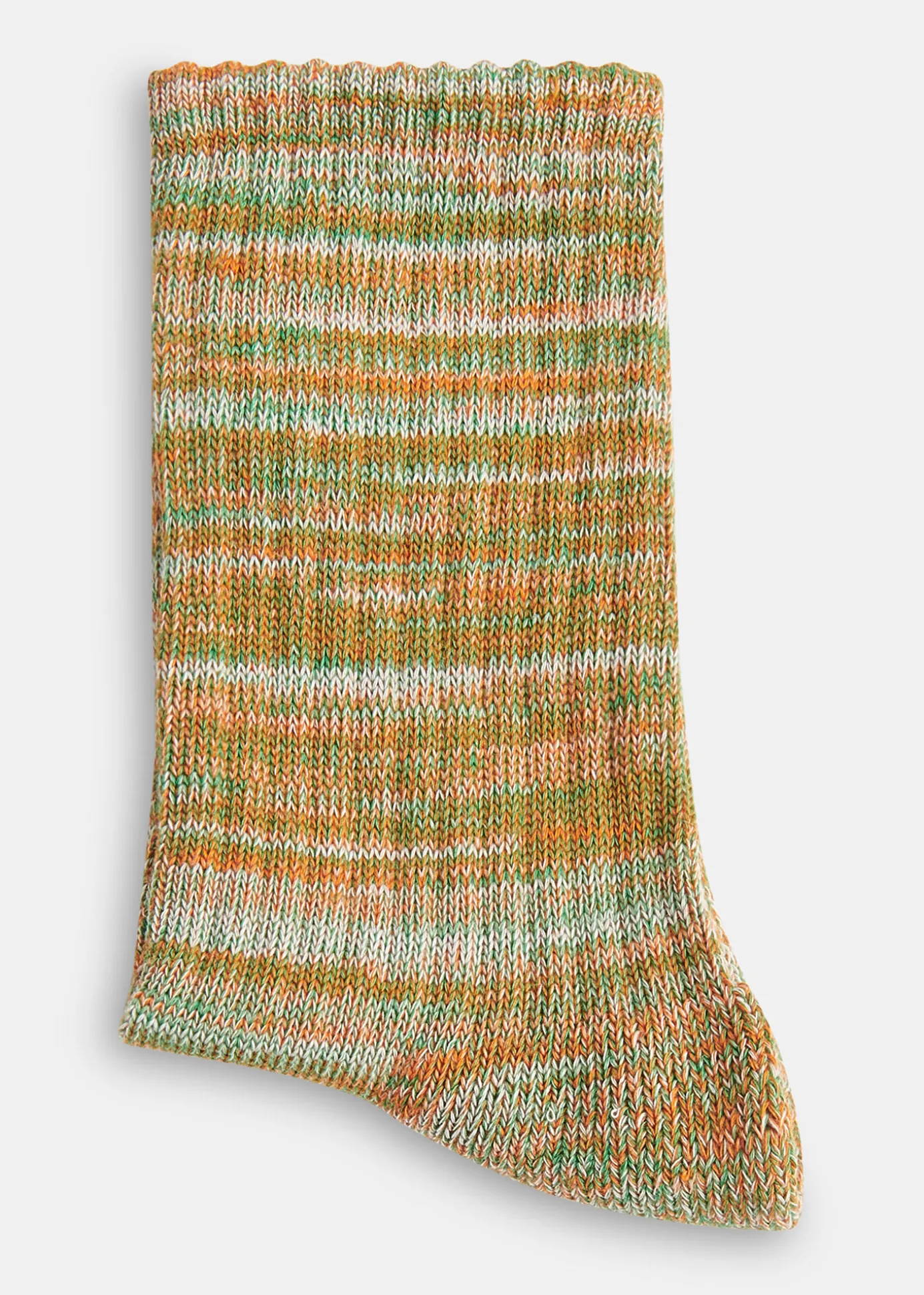 Green Chunky Marl Socks