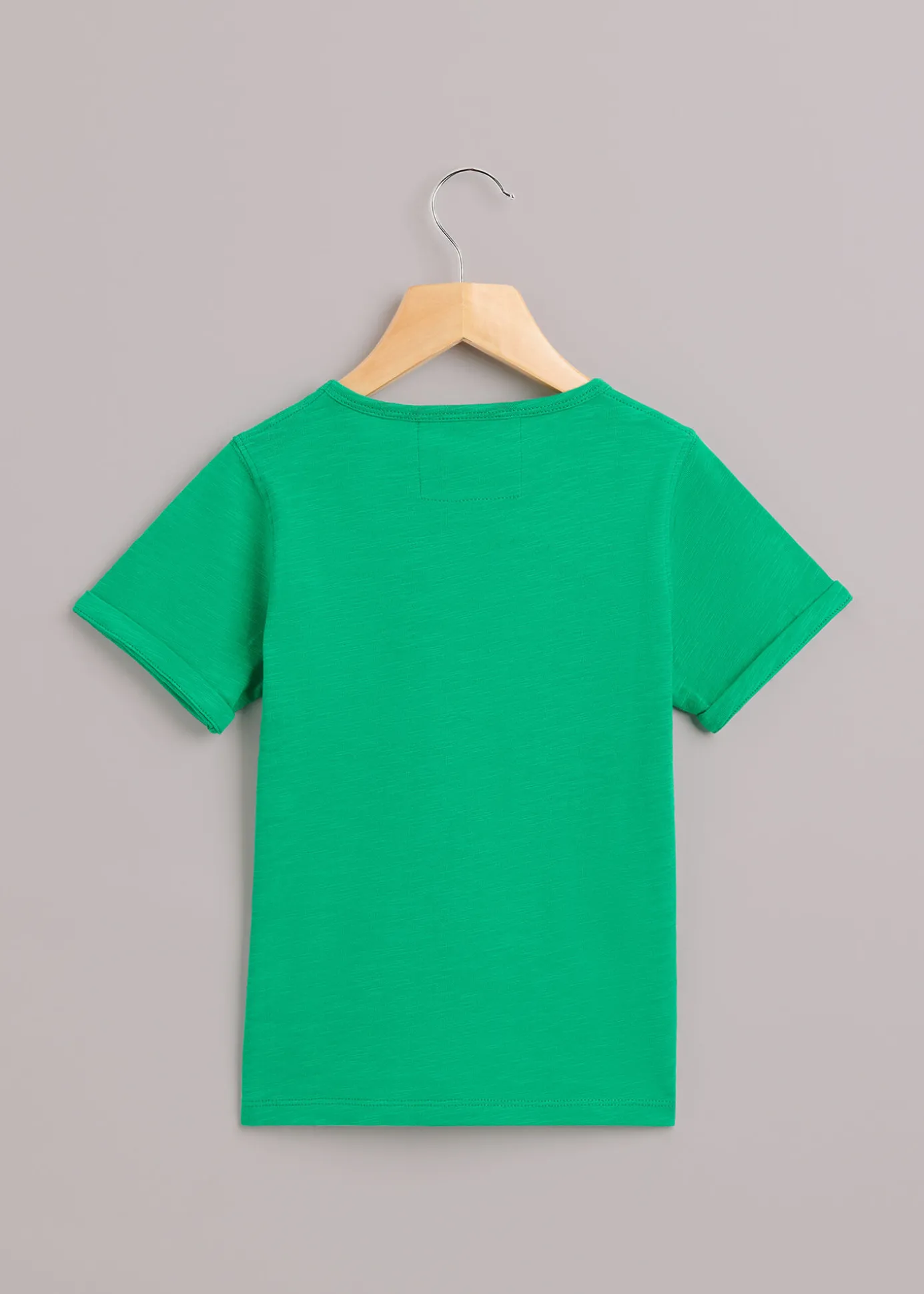 Green Monster Embroidered T Shirt