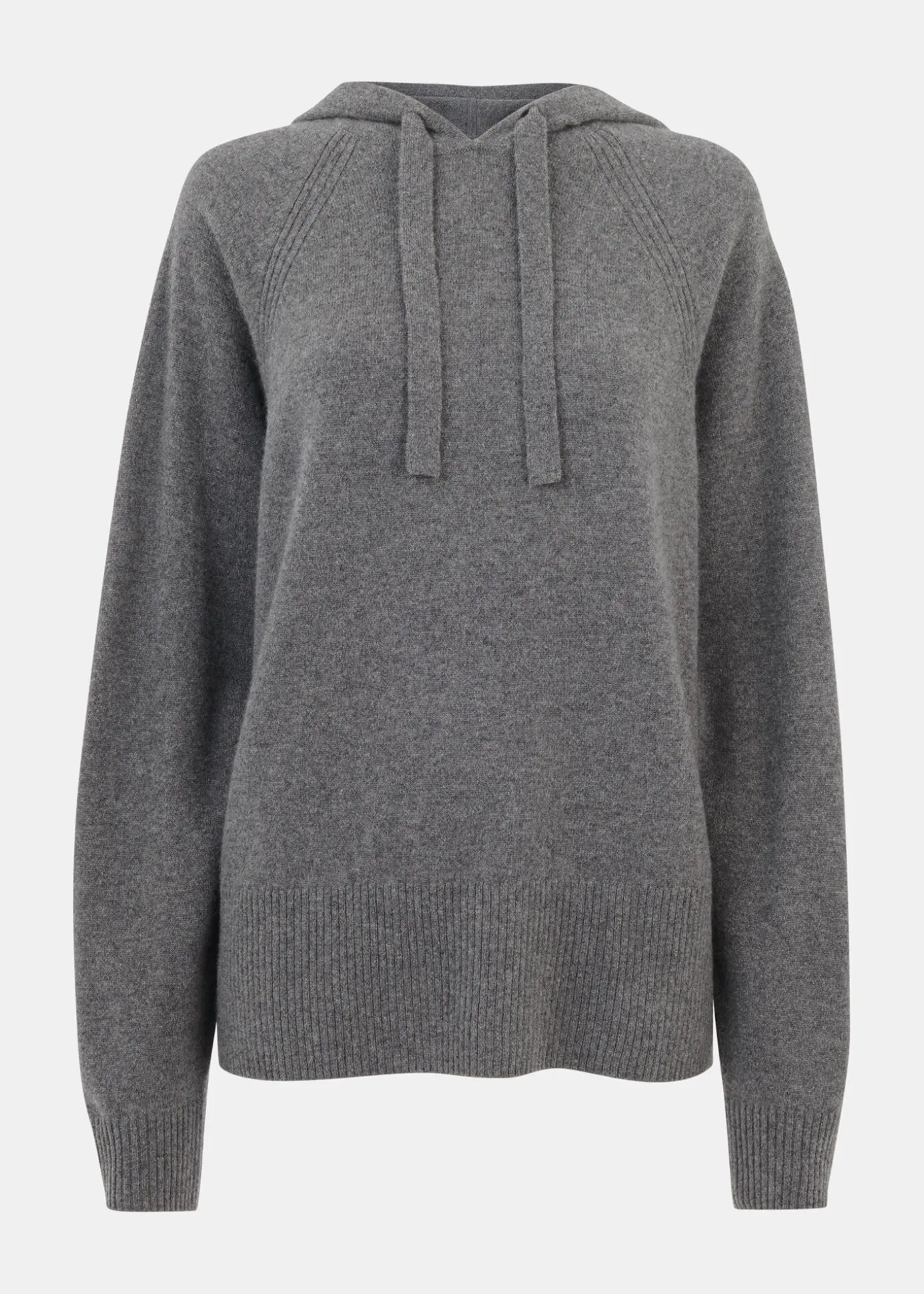 Grey Cashmere Hoodie