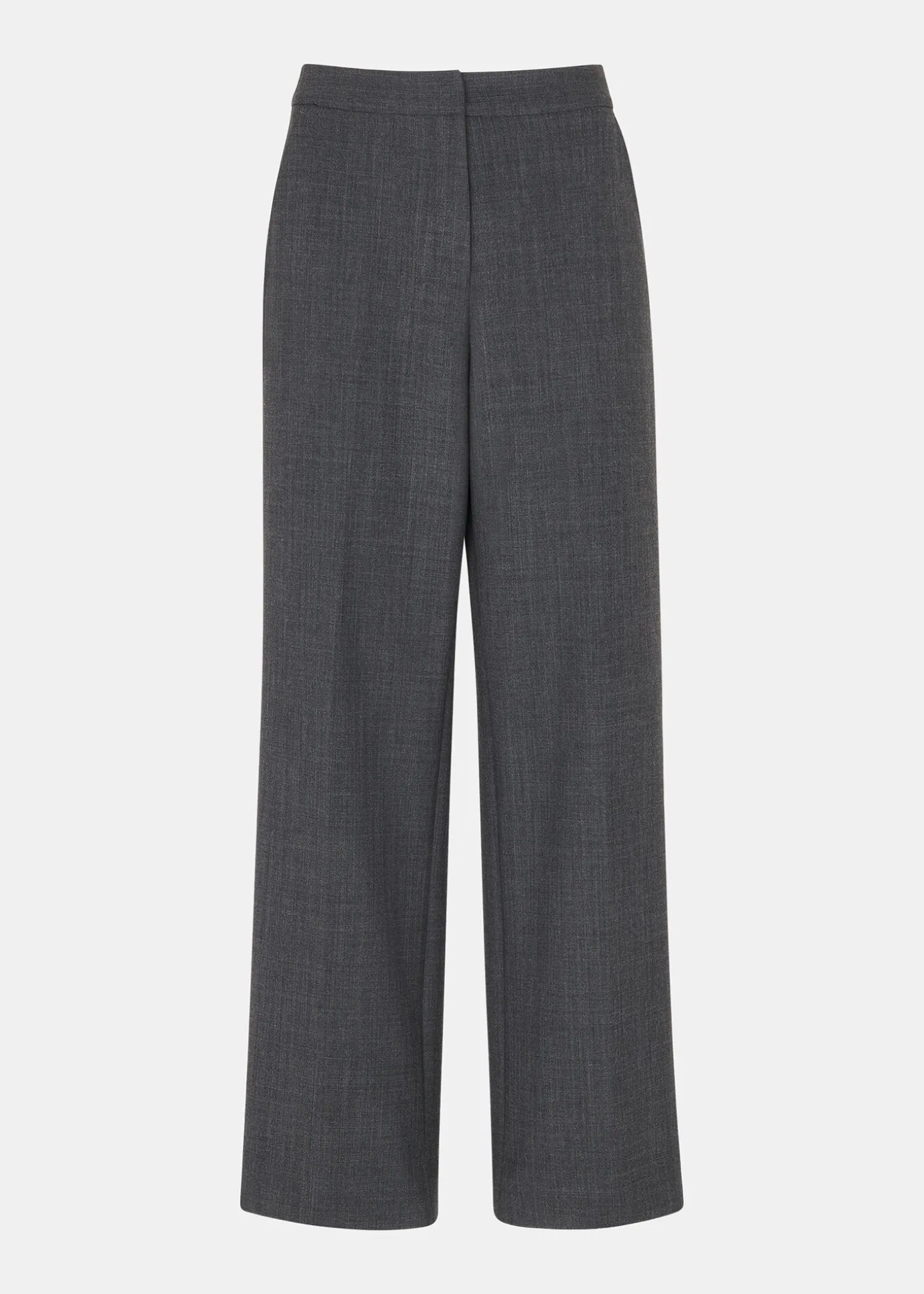 Grey Marl Natalie Wool Blend Trouser