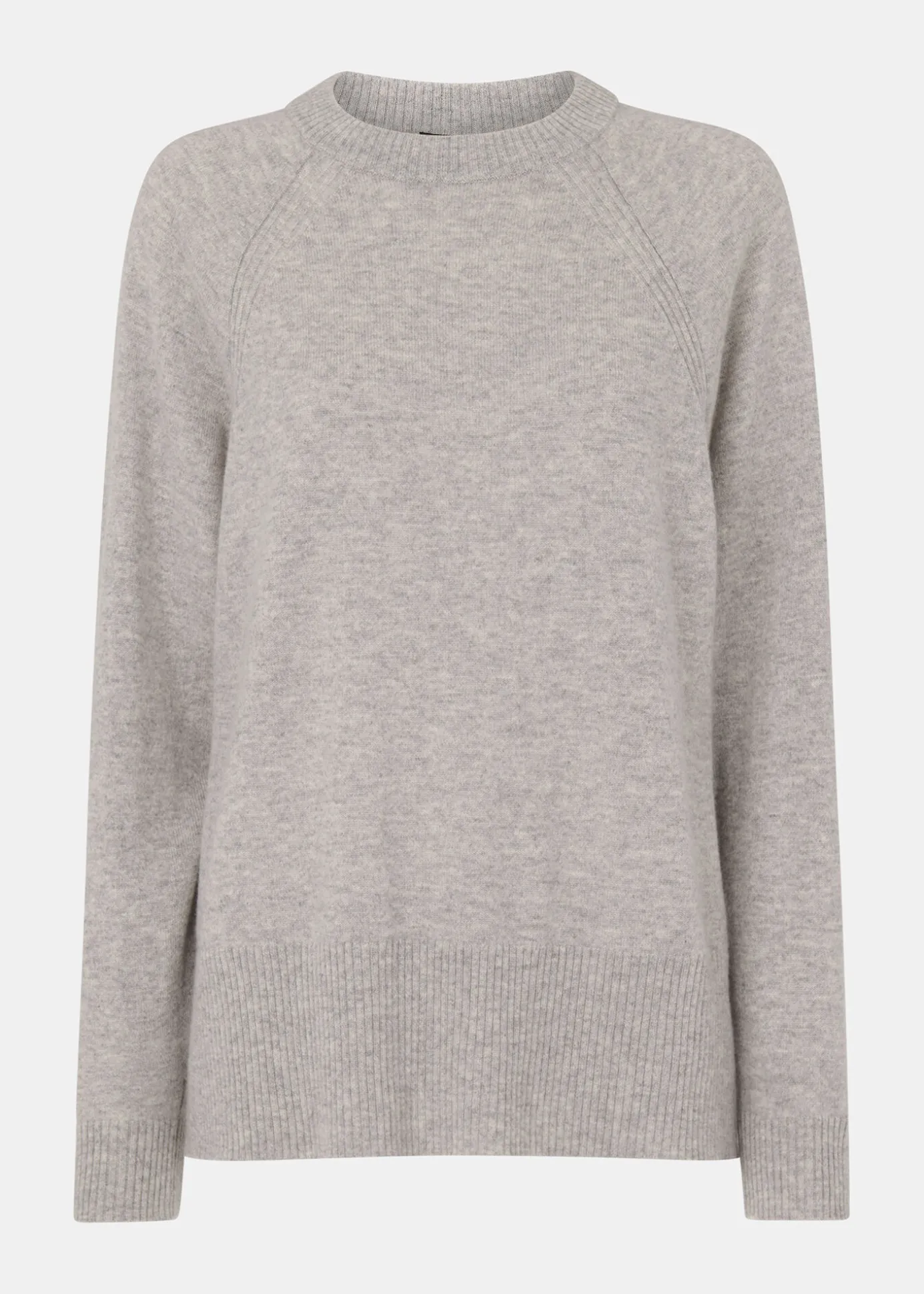 Grey Marl Ultimate Cashmere Crew Neck