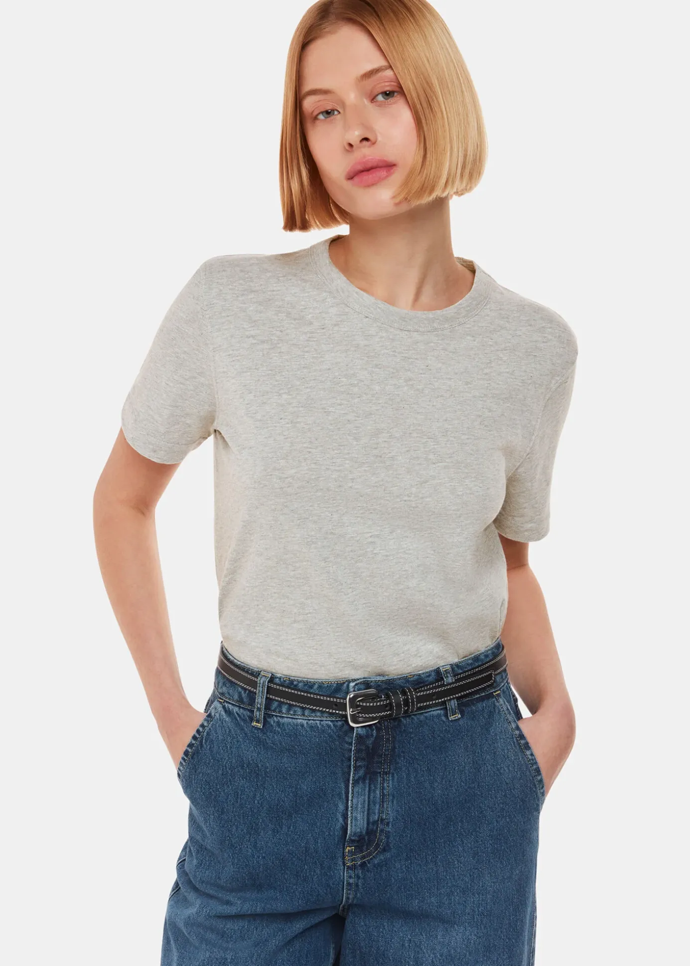 Grey Marl Ultimate Emily T-Shirt