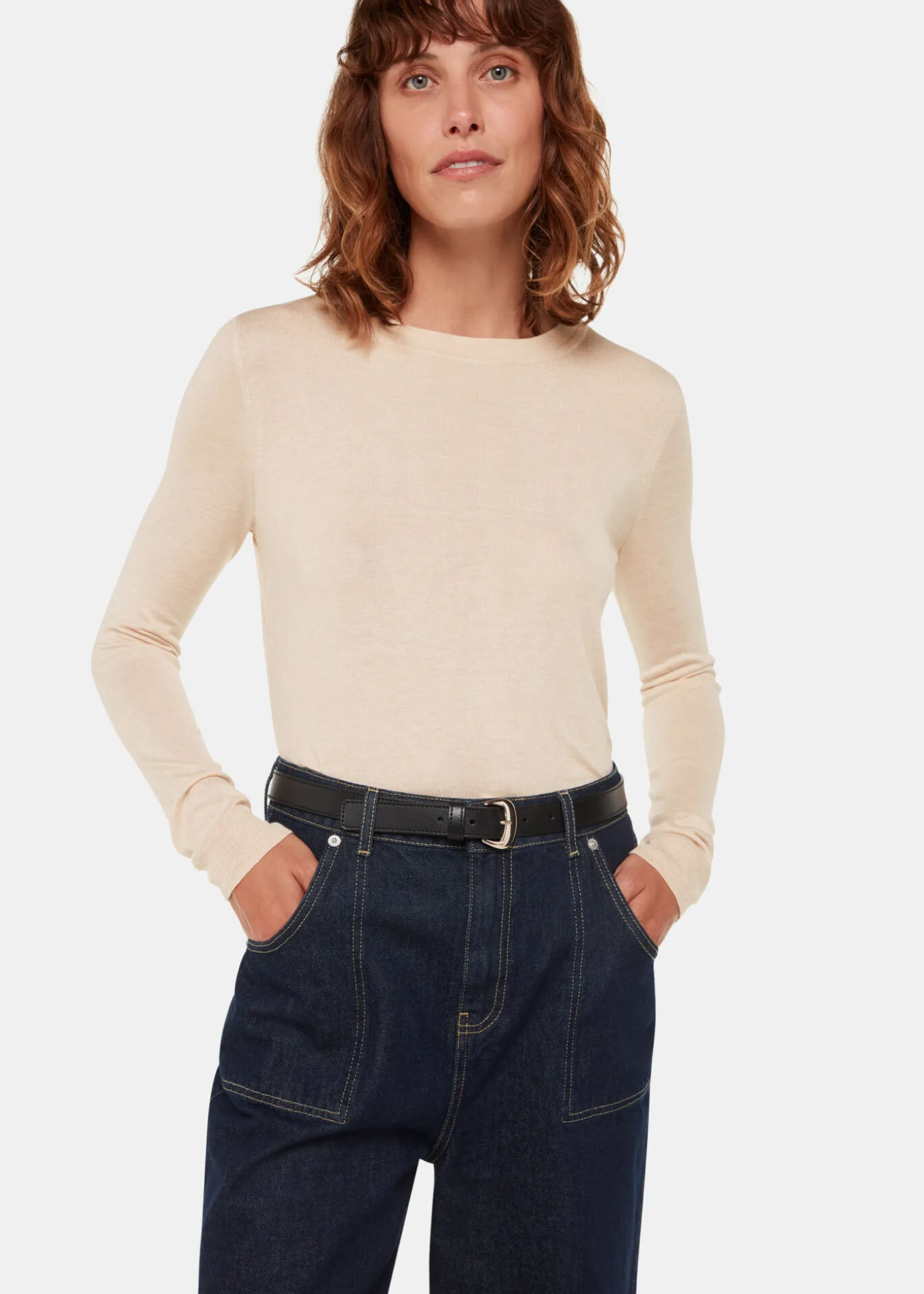 Ivory Annie Sparkle Crew Neck
