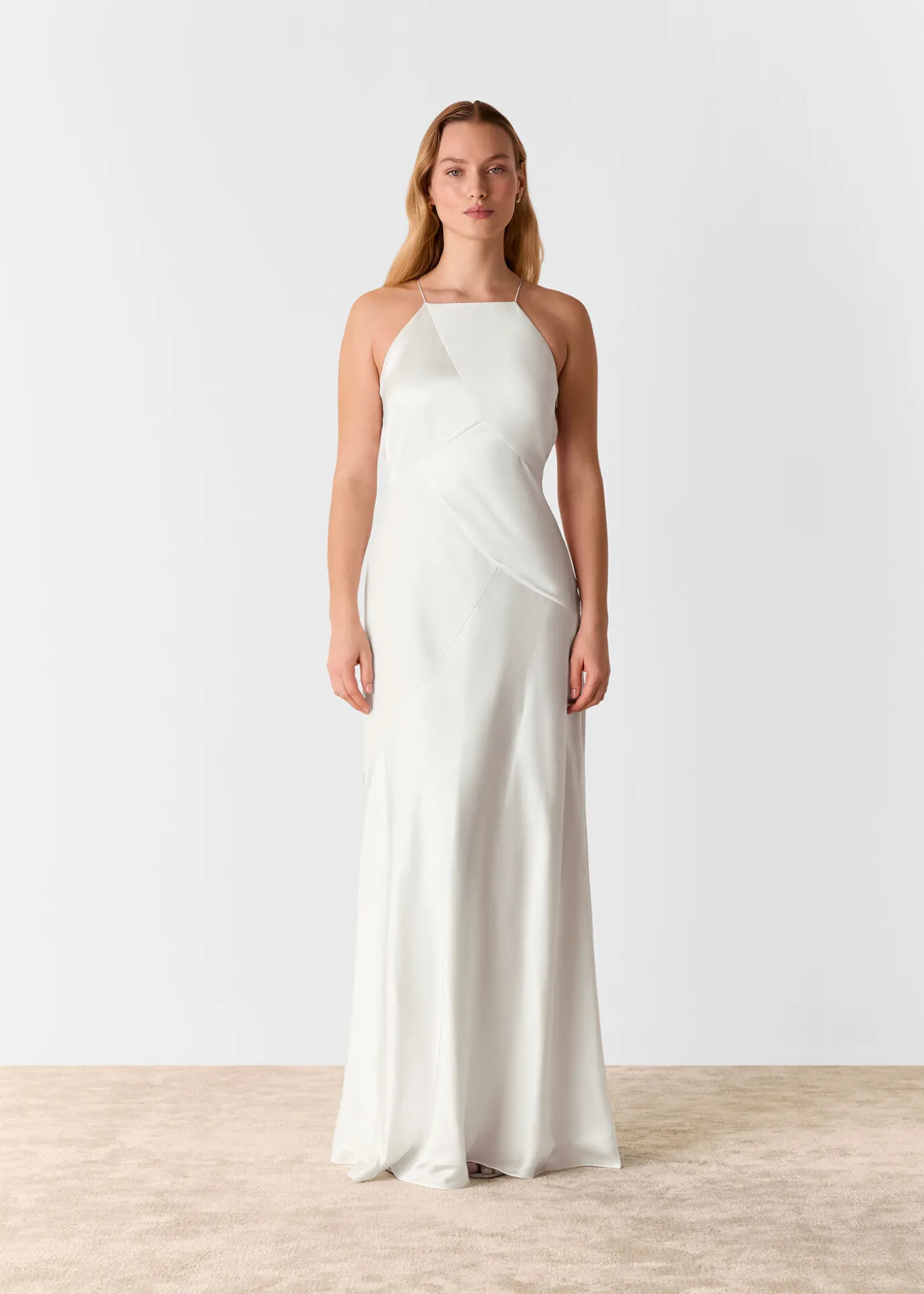 Ivory Eileen Silk Wedding Dress