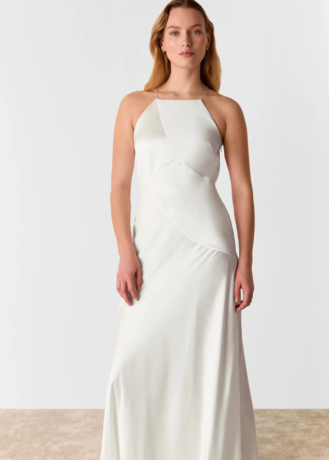 Ivory Eileen Silk Wedding Dress