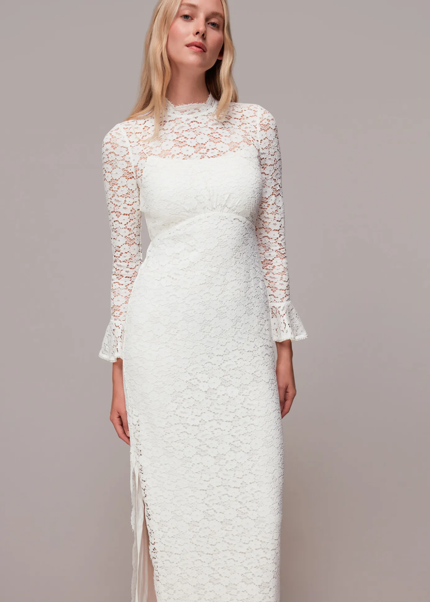 Ivory Frances Lace Wedding Dress
