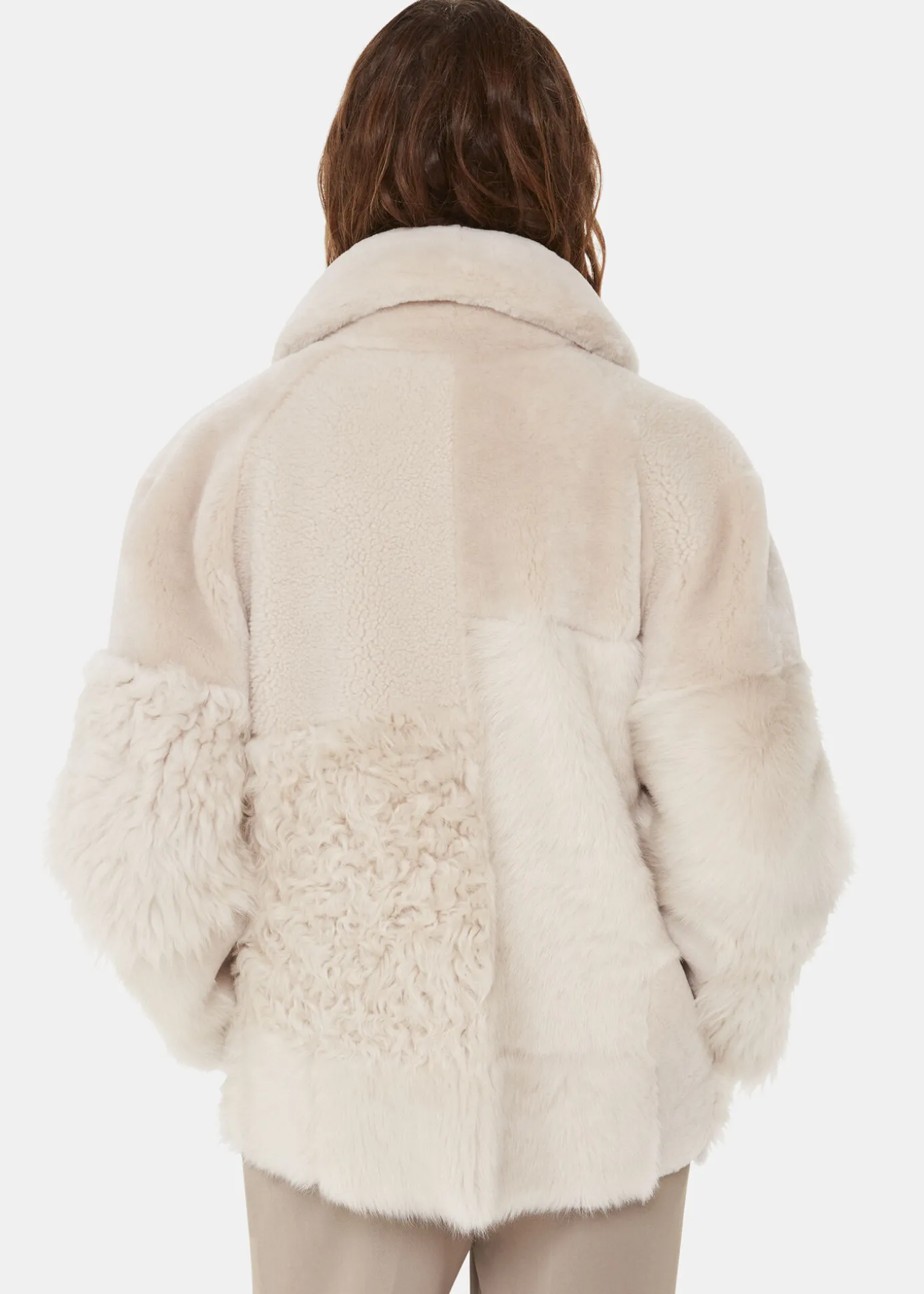 Ivory Hema Shearling Coat