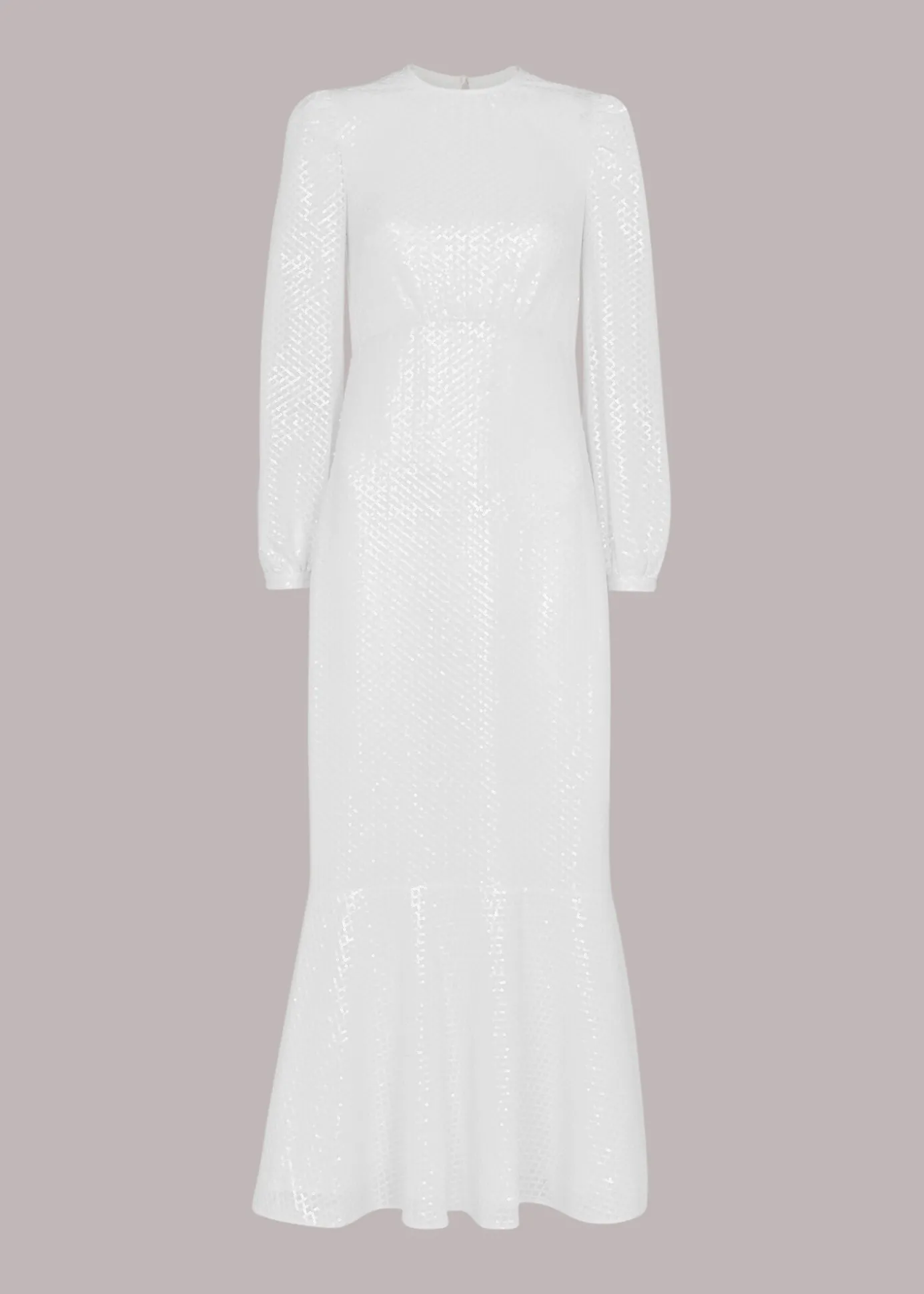 Ivory Loretta Sequin Wedding Dress