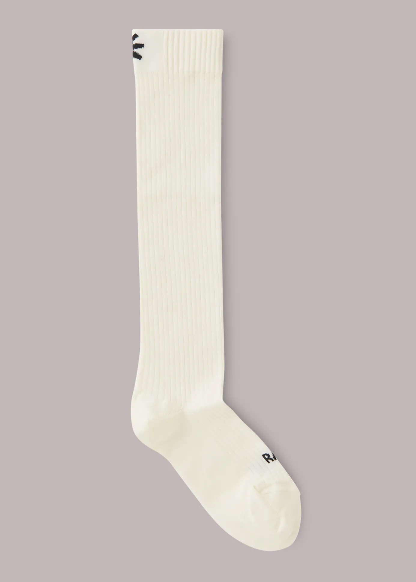 Ivory Rains Knee High Logo Socks