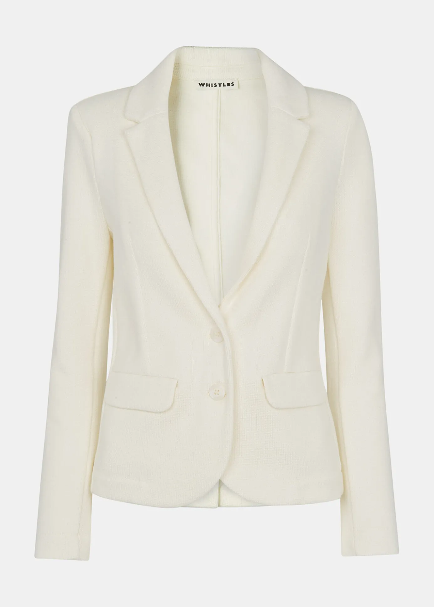 Ivory Slim Jersey Jacket