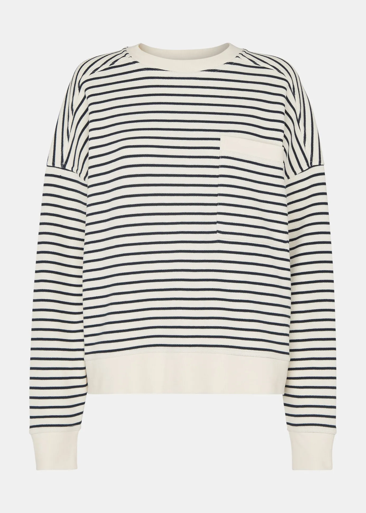 Ivory Stripe Sweat