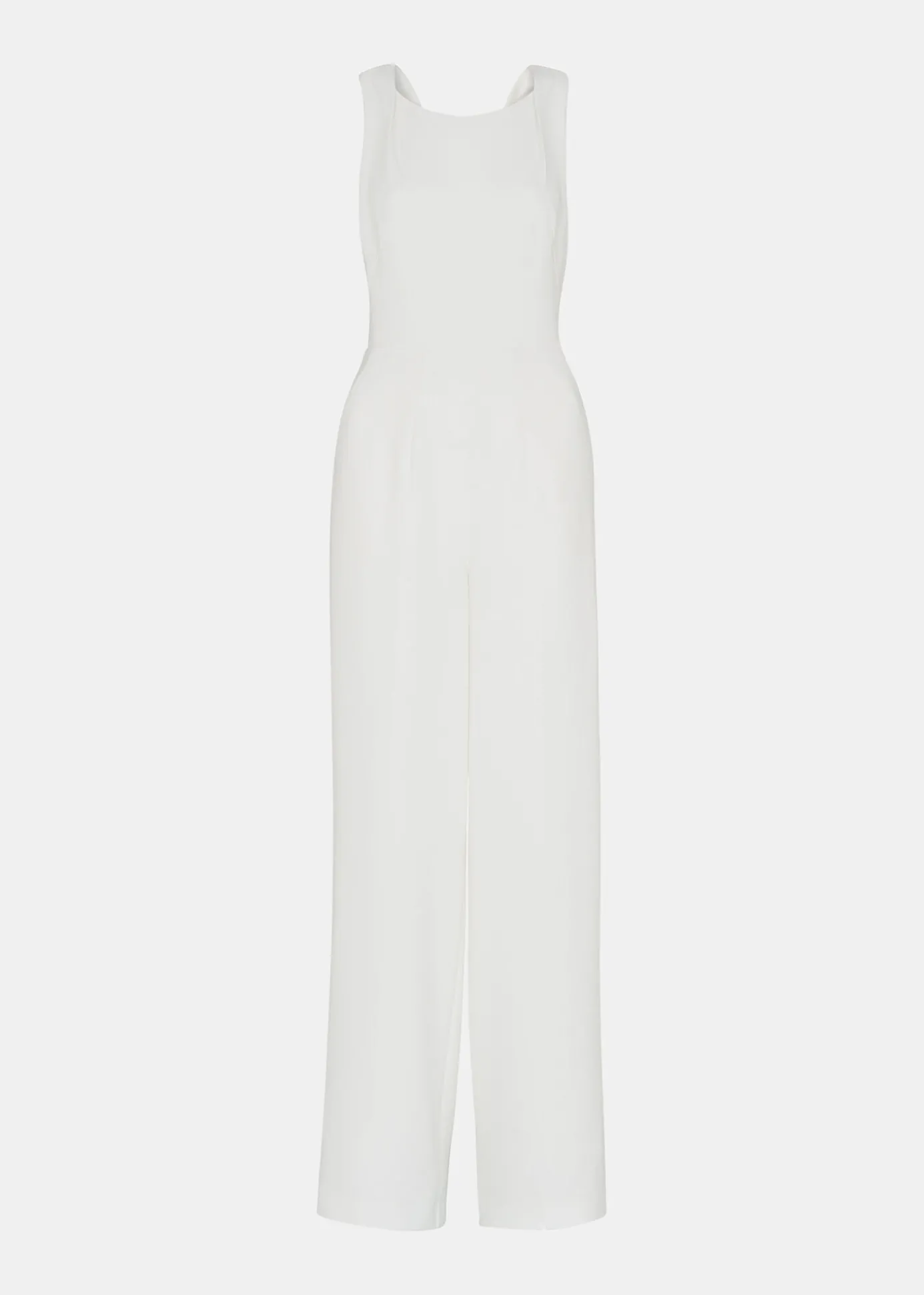 Ivory Tie Back Bridal Jumpsuit