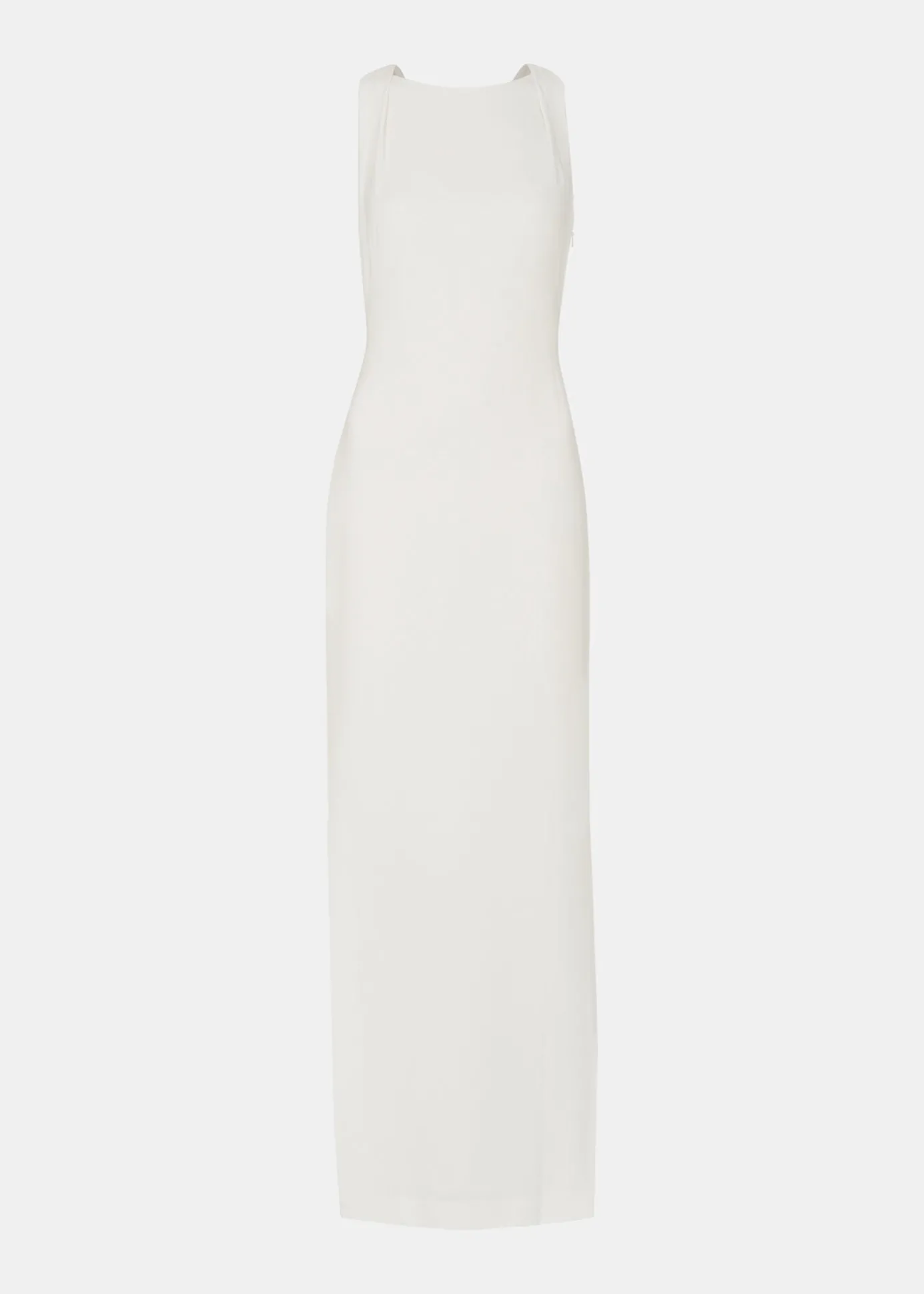 Ivory Tie Back Maxi Dress