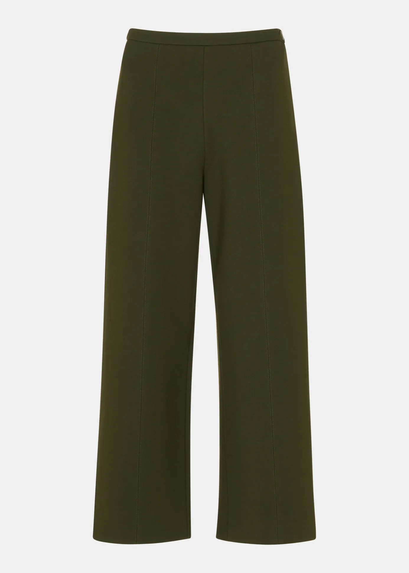 Khaki Camilla Wide Leg Trouser