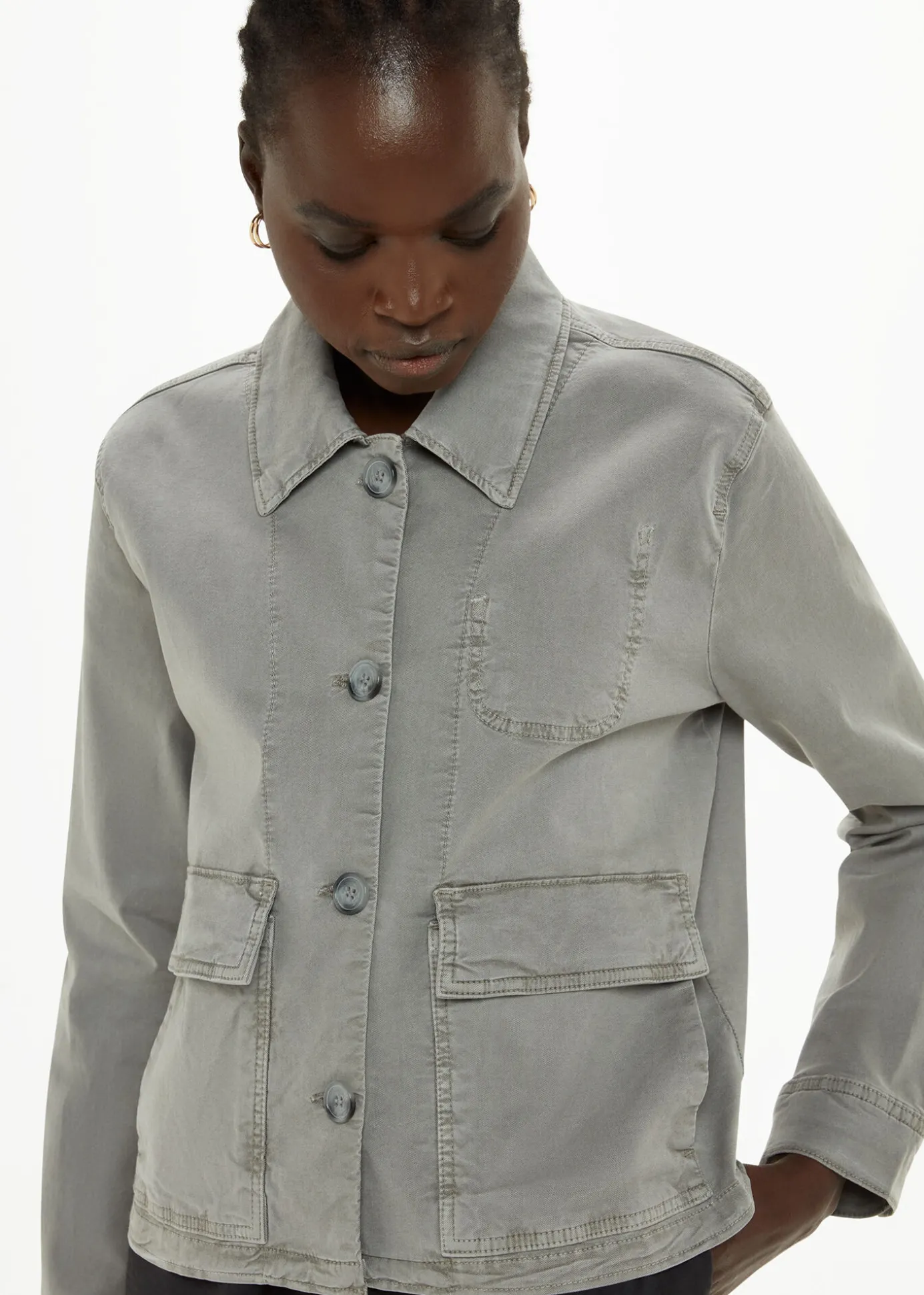 Khaki Marie Casual Jacket