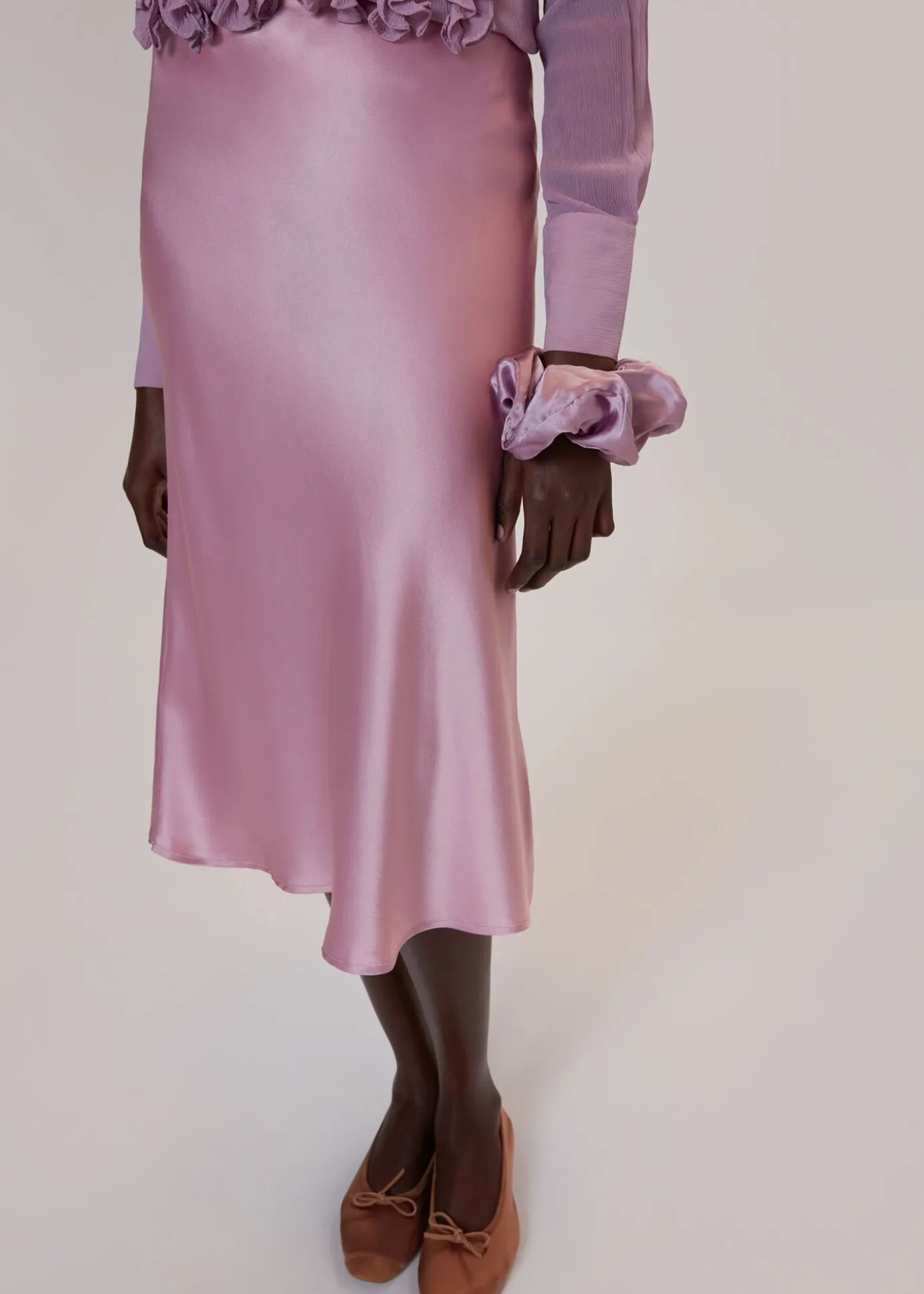 Lilac Whistles X Hai Bias Skirt