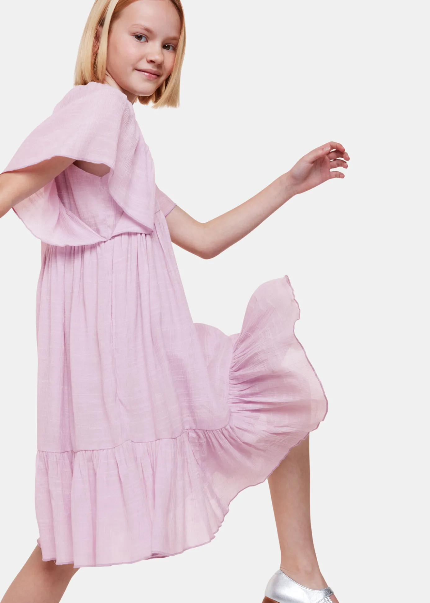 Lilac Willa Smocked Dress