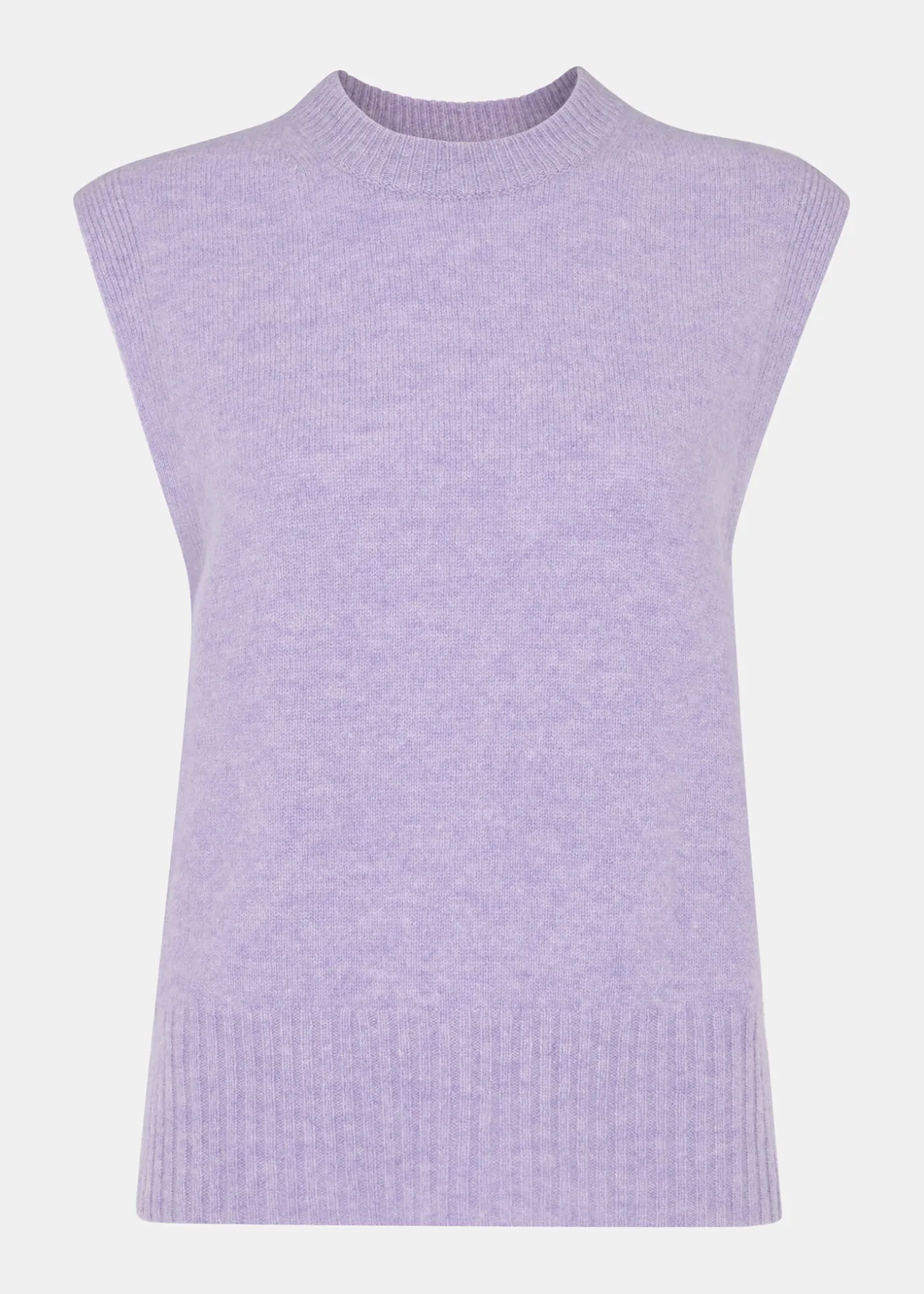 Lilac Wool Sleeveless Tank