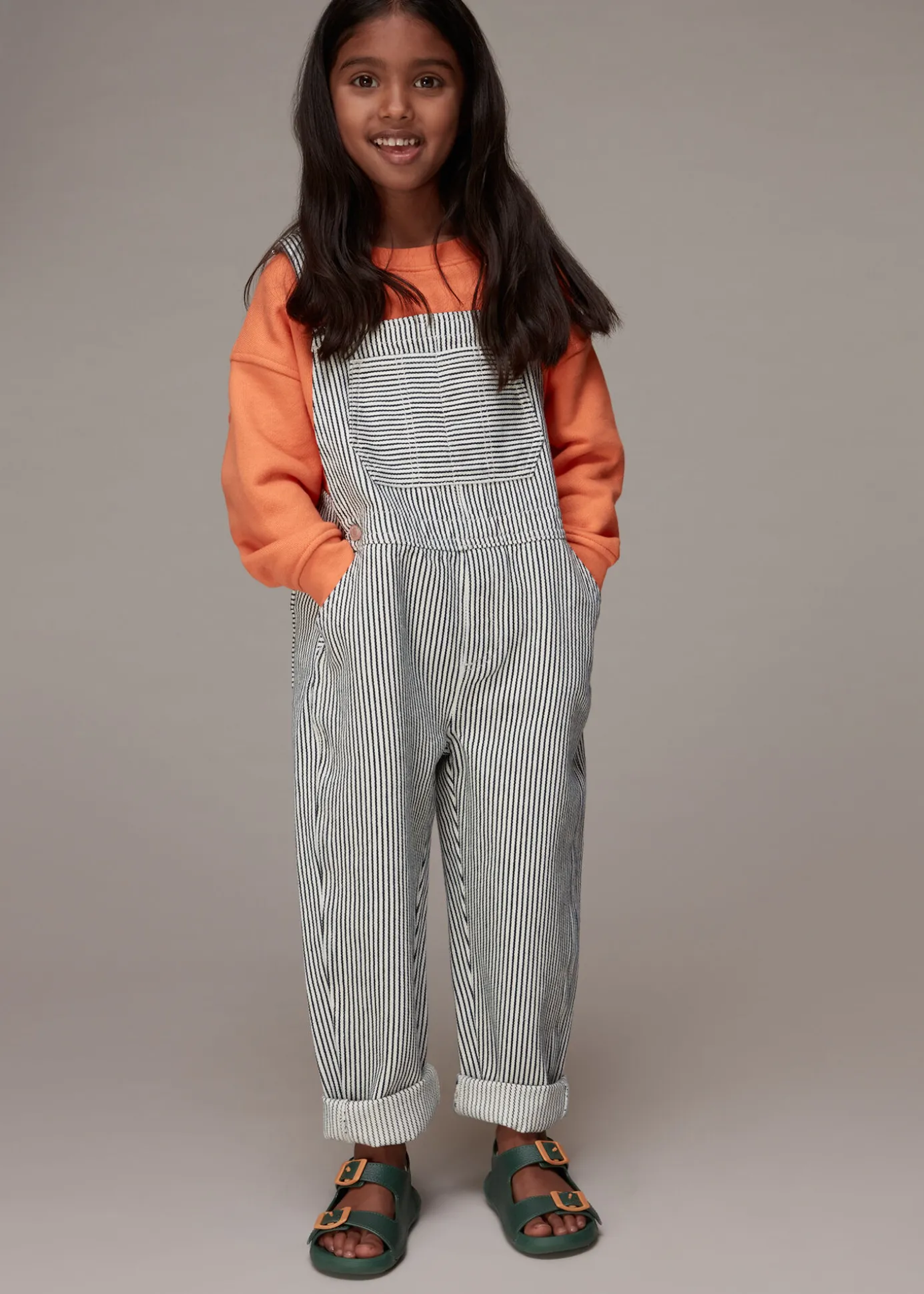 Multicolour Nico Stripe Dungaree