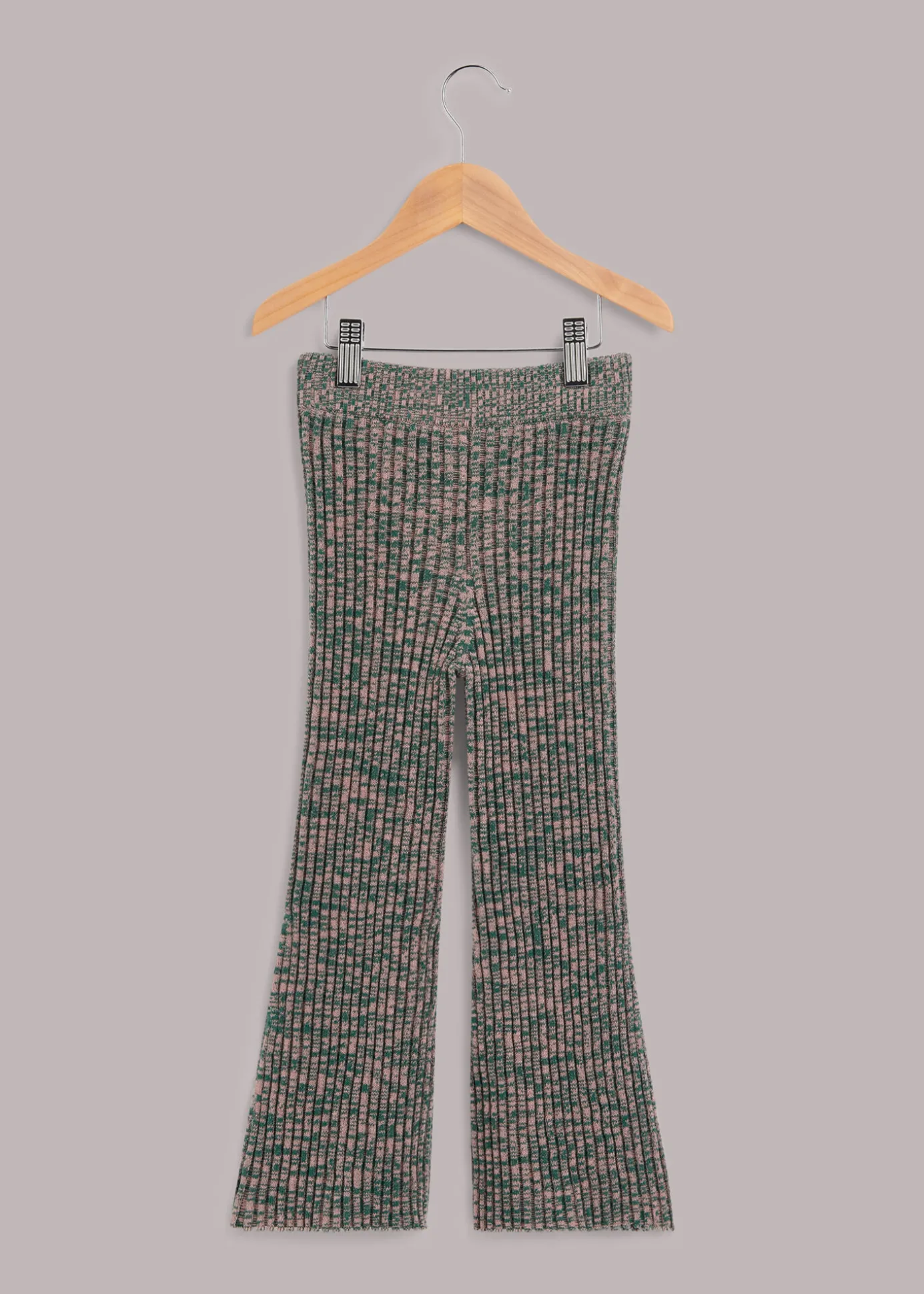 Multicolour Rib Knit Marl Flare