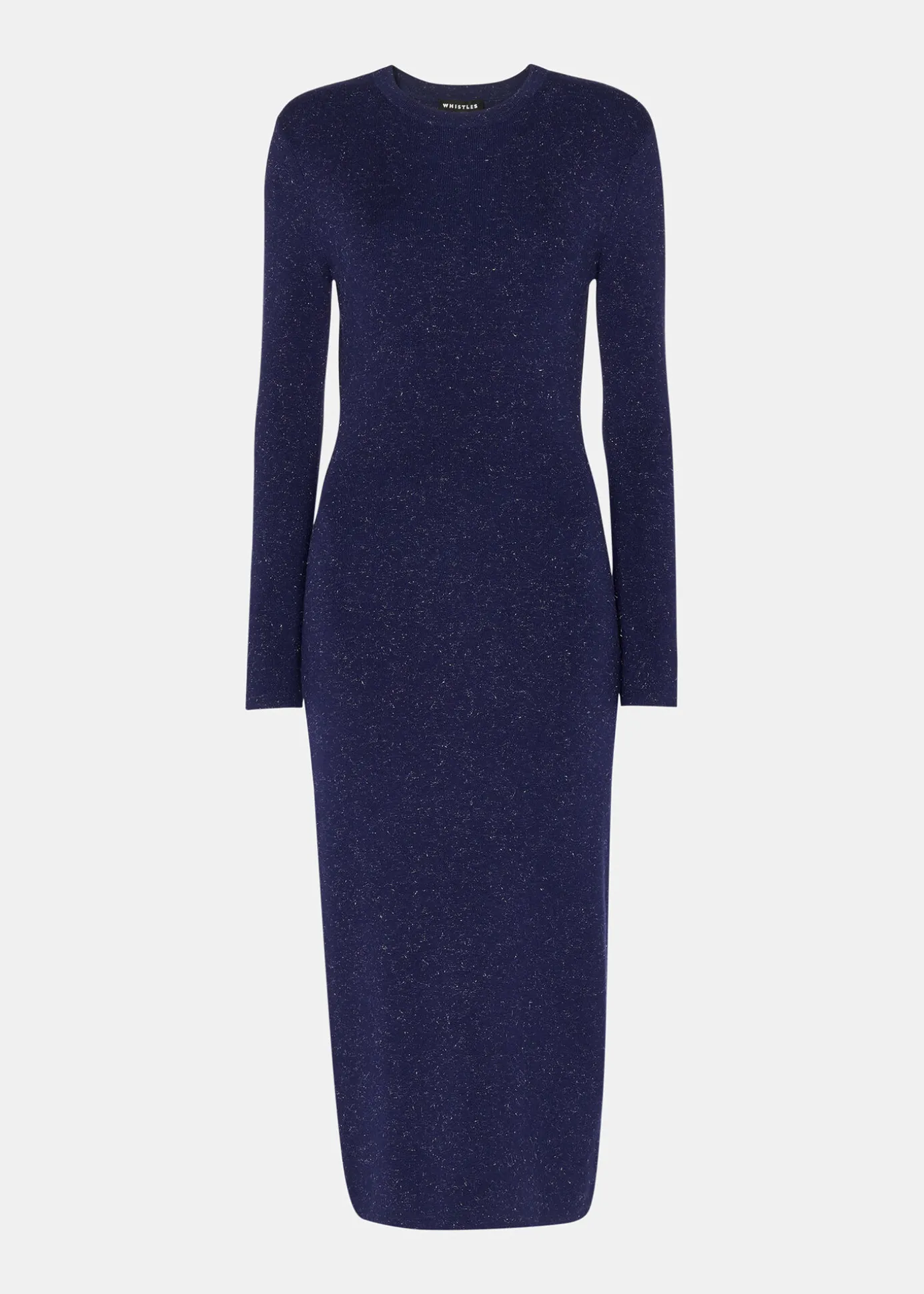 Navy Annie Sparkle Knit Dress