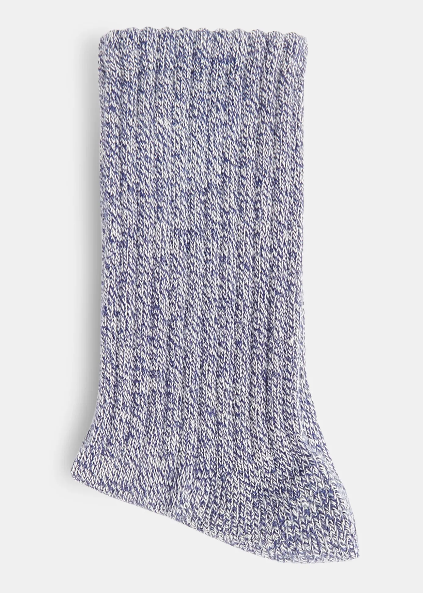 Navy Chunky Marl Socks
