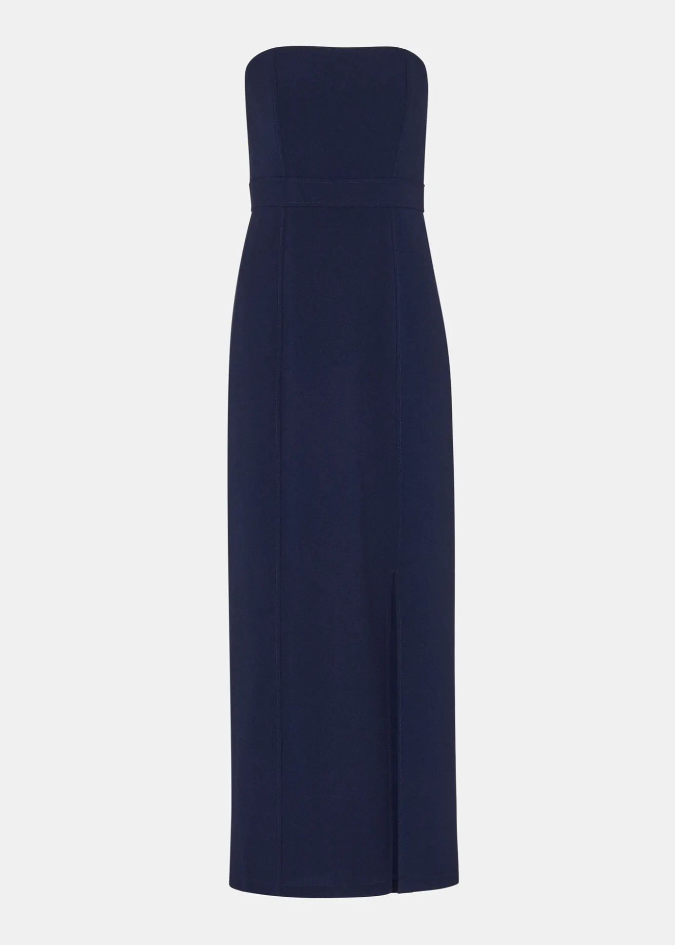 Navy Gemma Strapless Maxi Dress