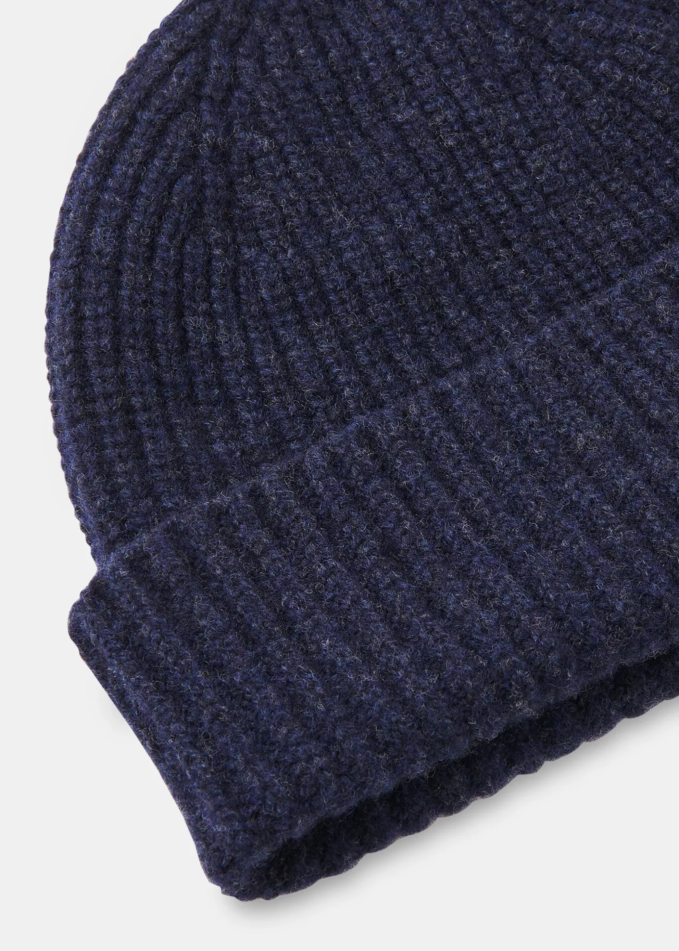 Navy Lambswool Hat