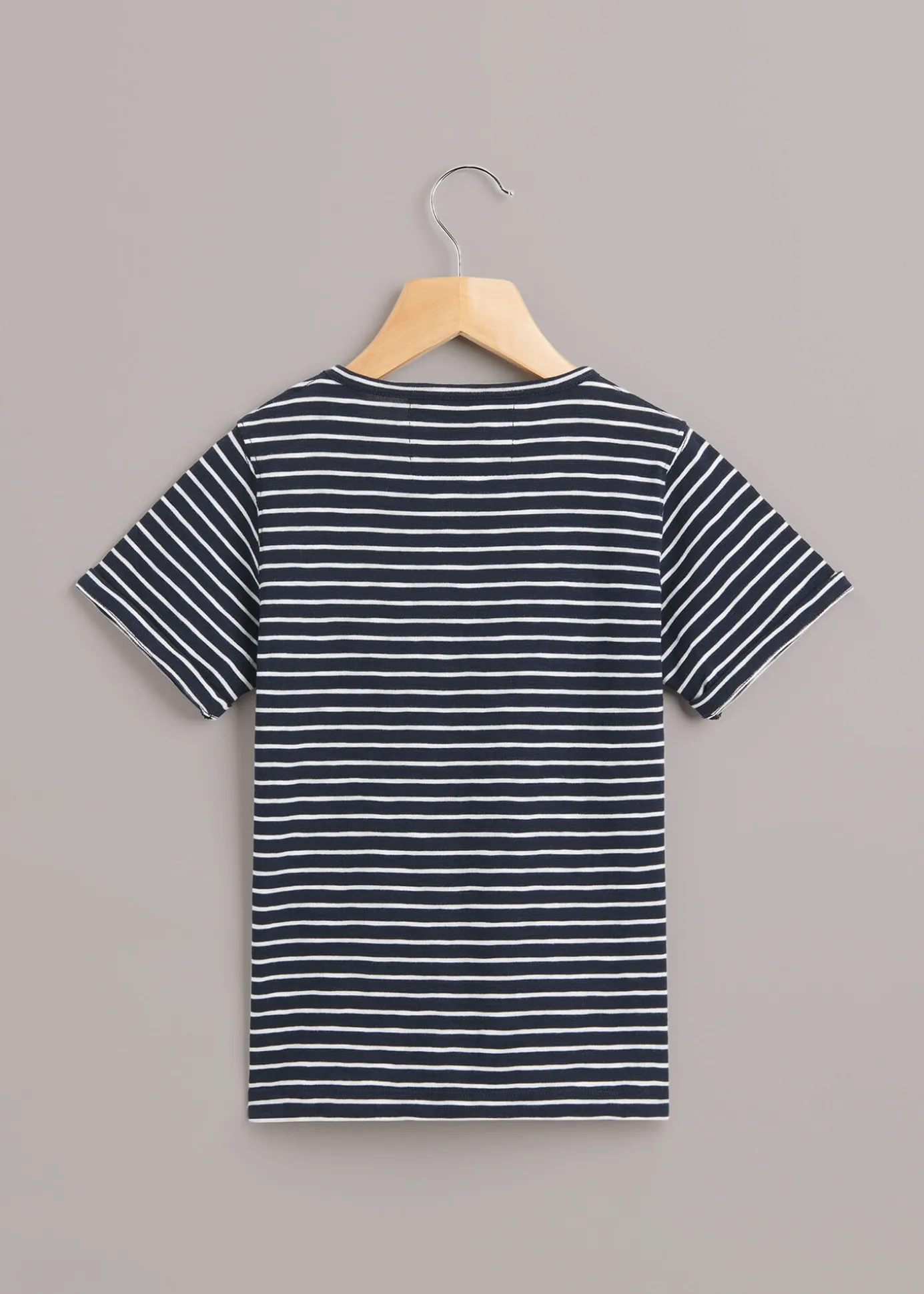 Navy Monster Embroidered T Shirt