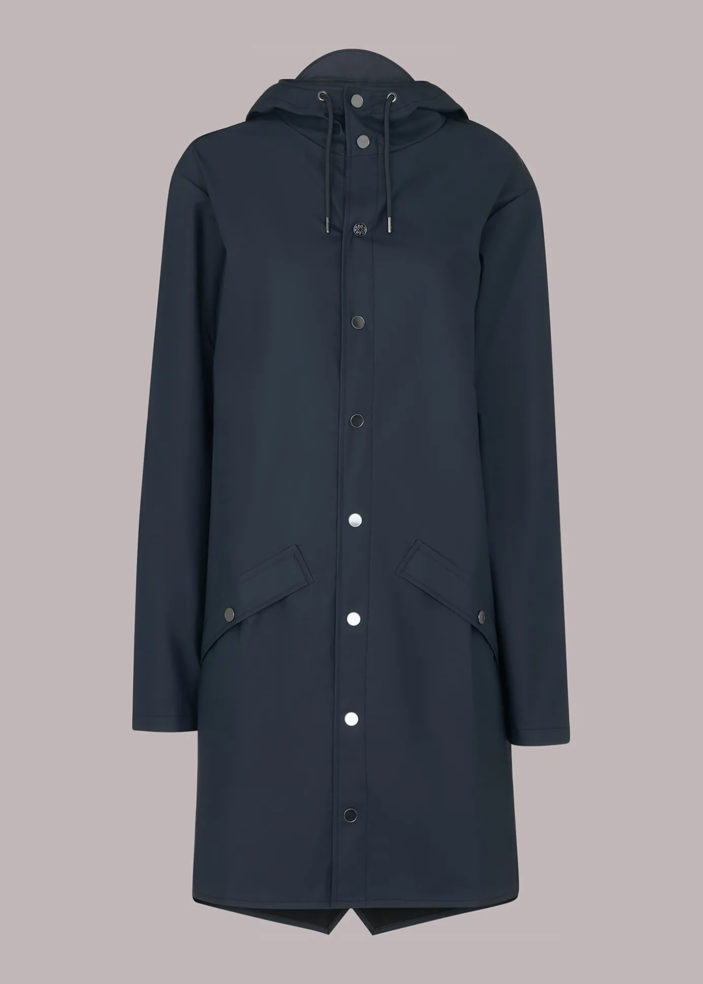 Navy Rains Long Jacket