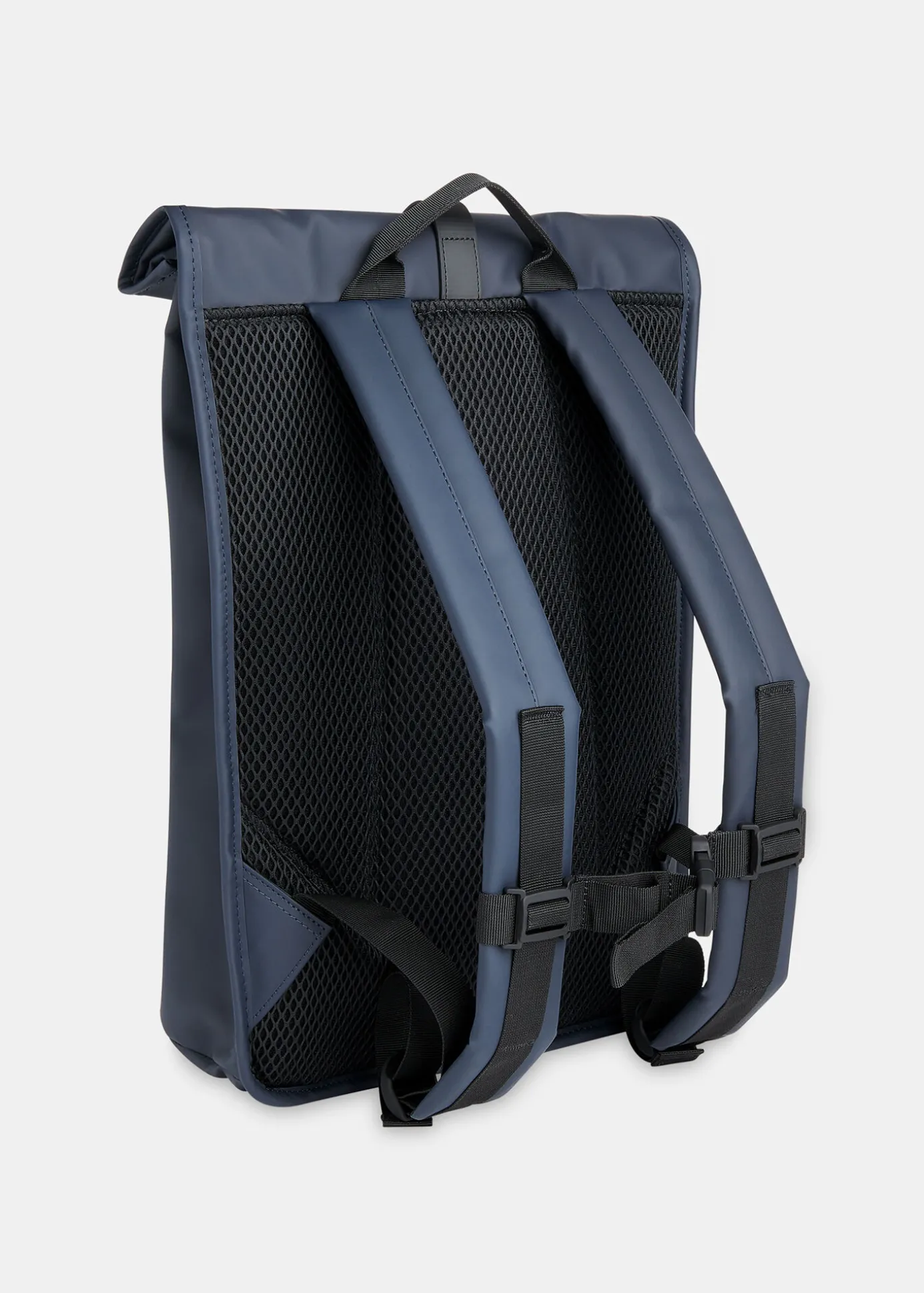 Navy Rains Rolltop Back Pack