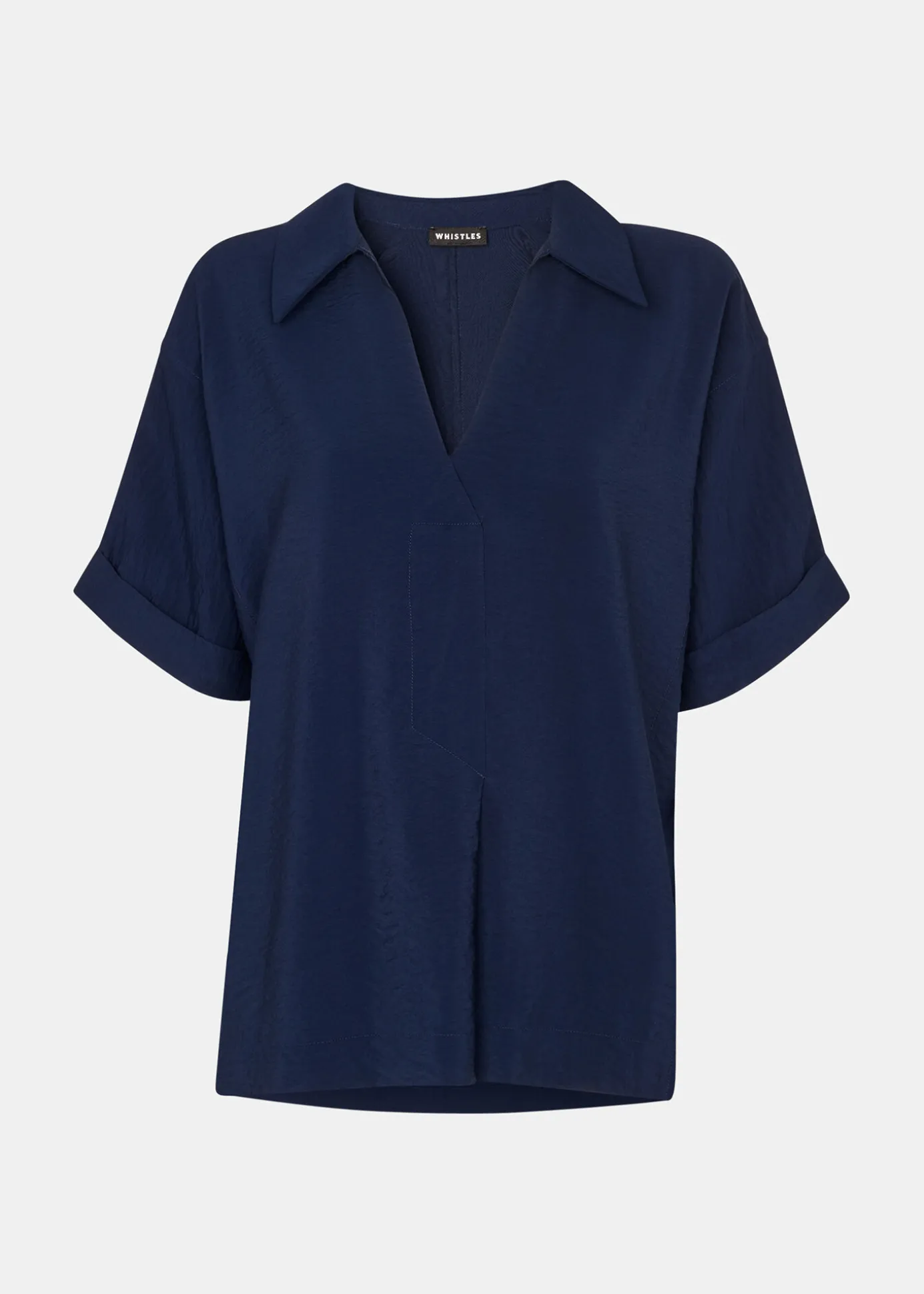 Navy Sasha Relaxed Shirt
