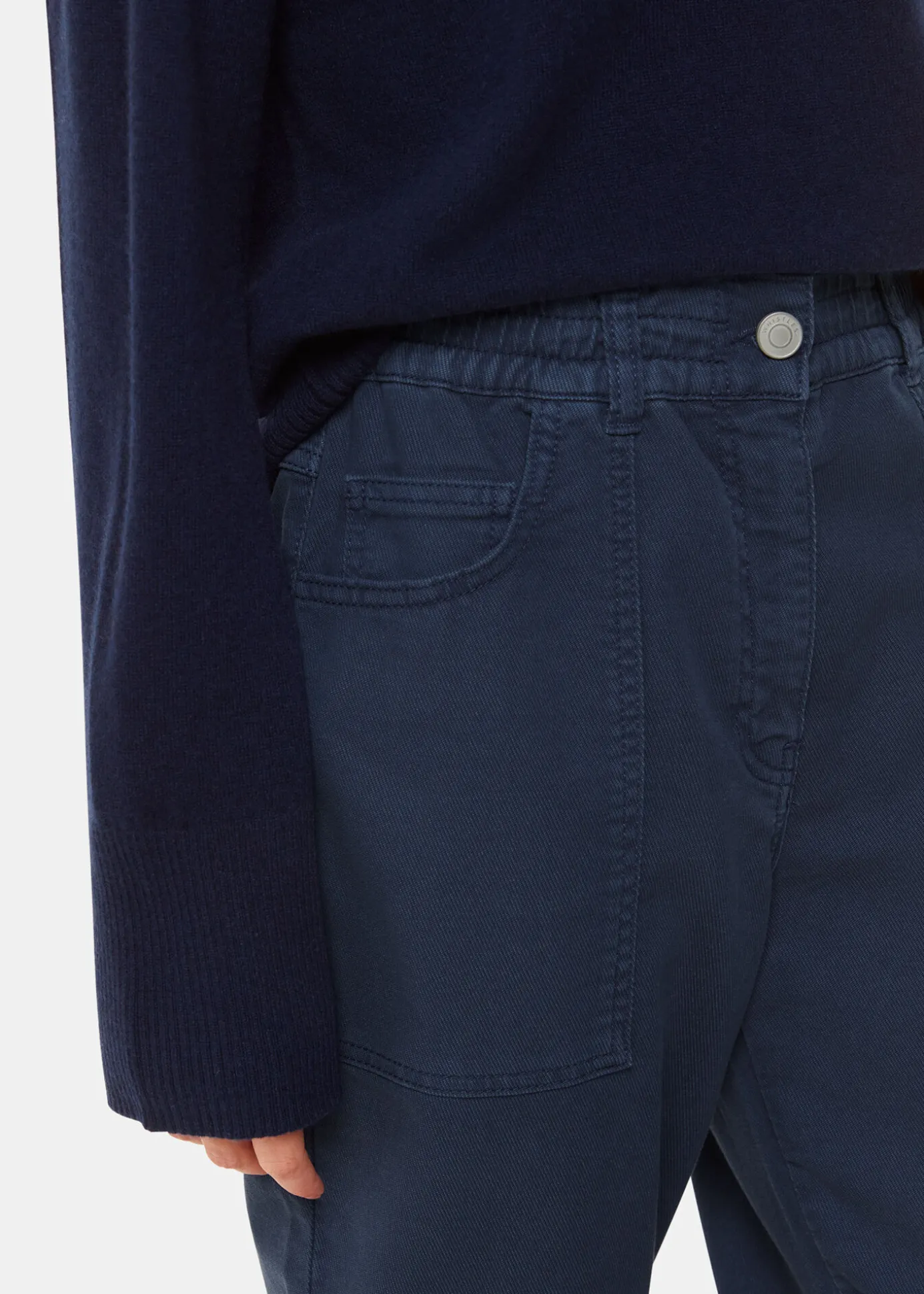 Navy Tessa Casual Trouser