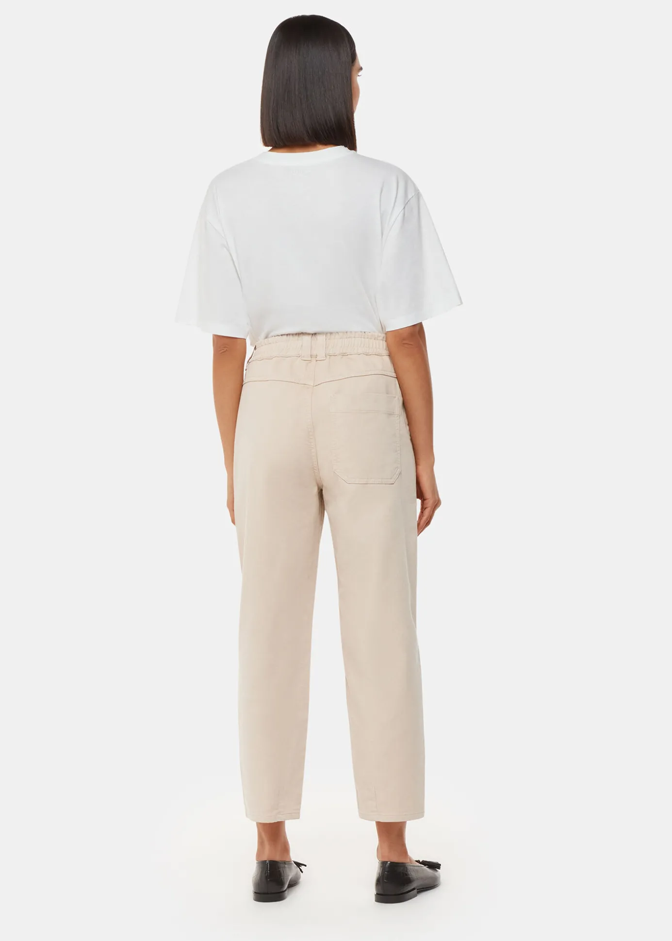 Neutral Tessa Casual Trouser