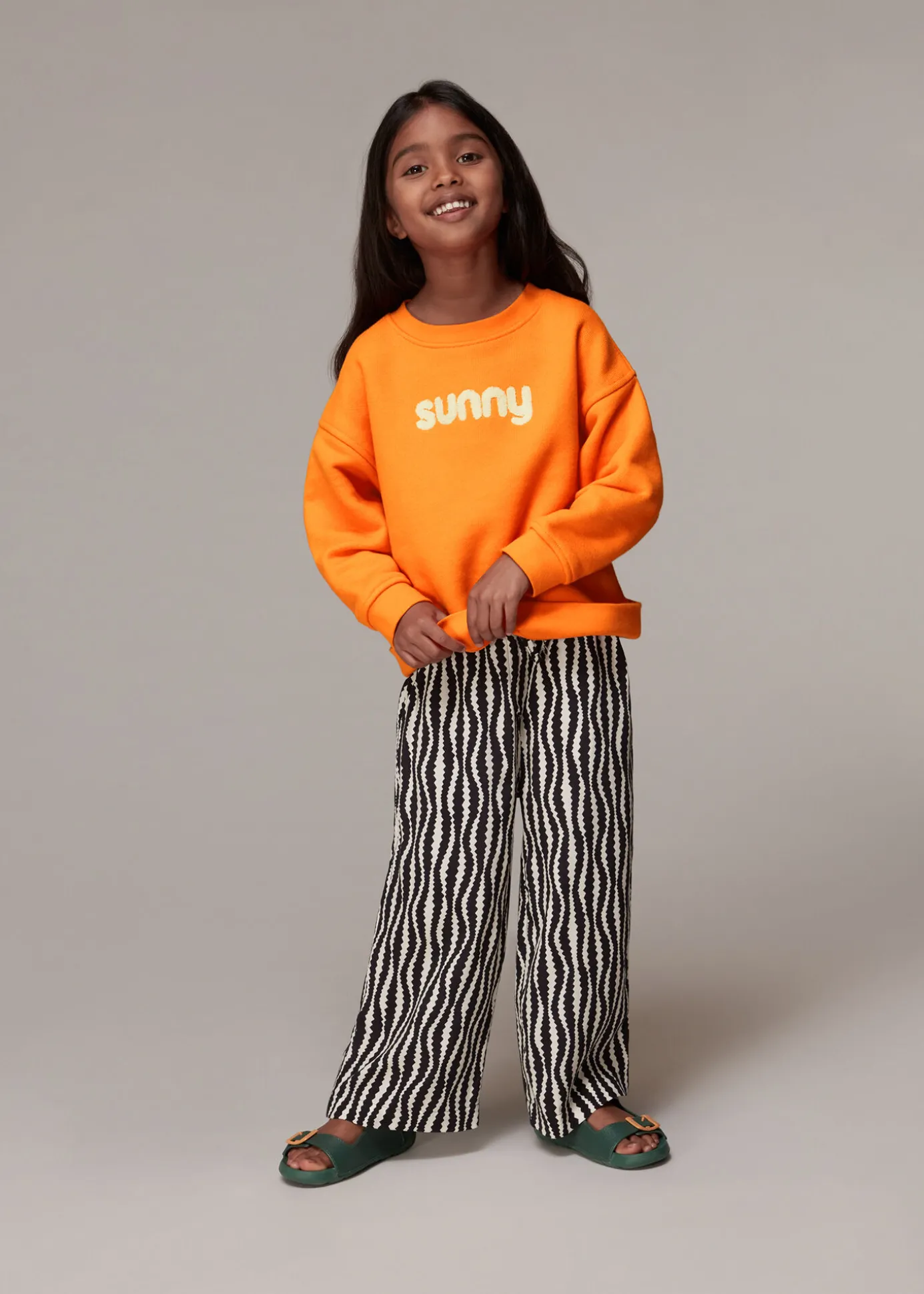Orange Sunny Sweatshirt