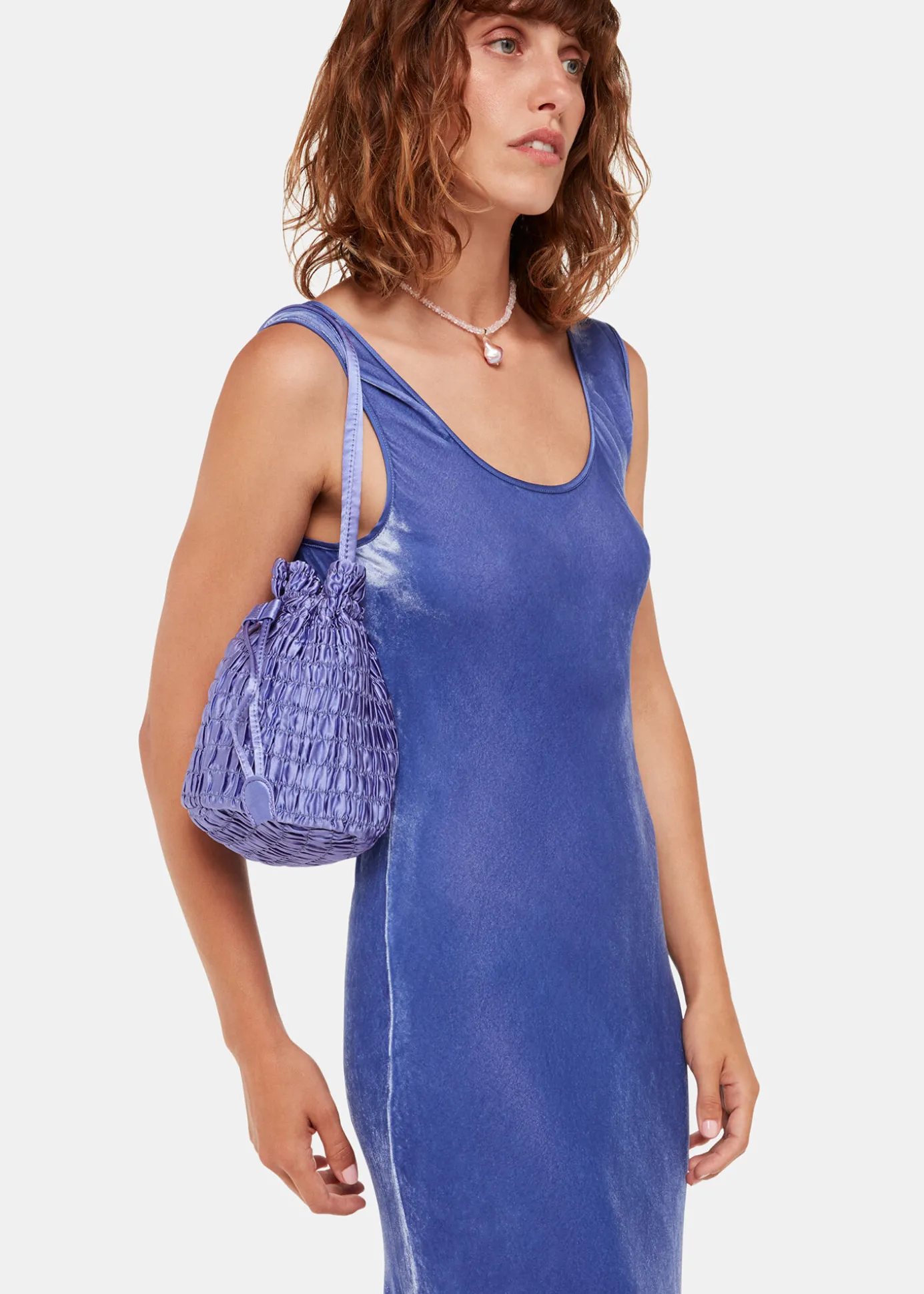 Purple Hai Puff Gina Bag