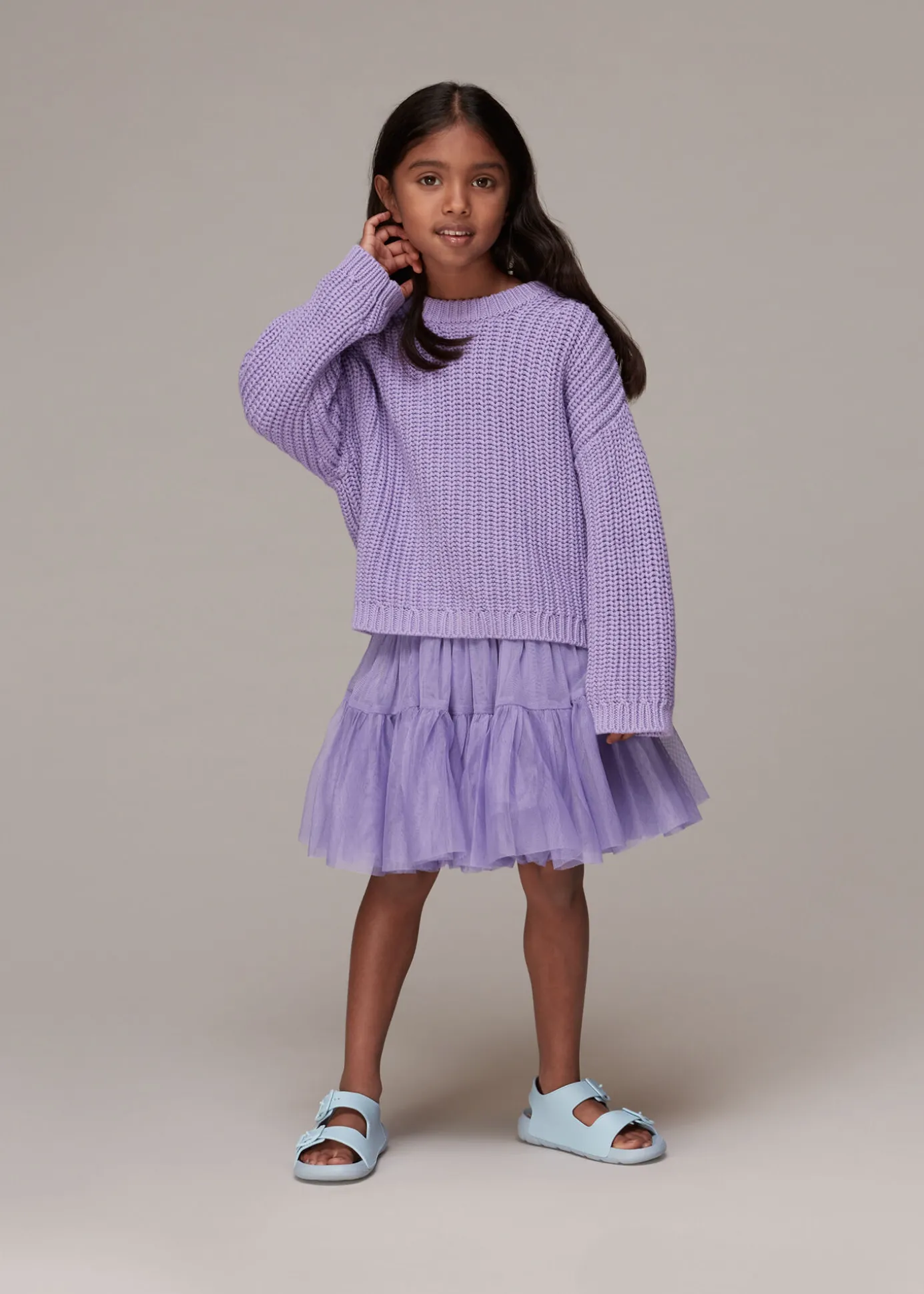 Purple Izzy Tulle Skirt