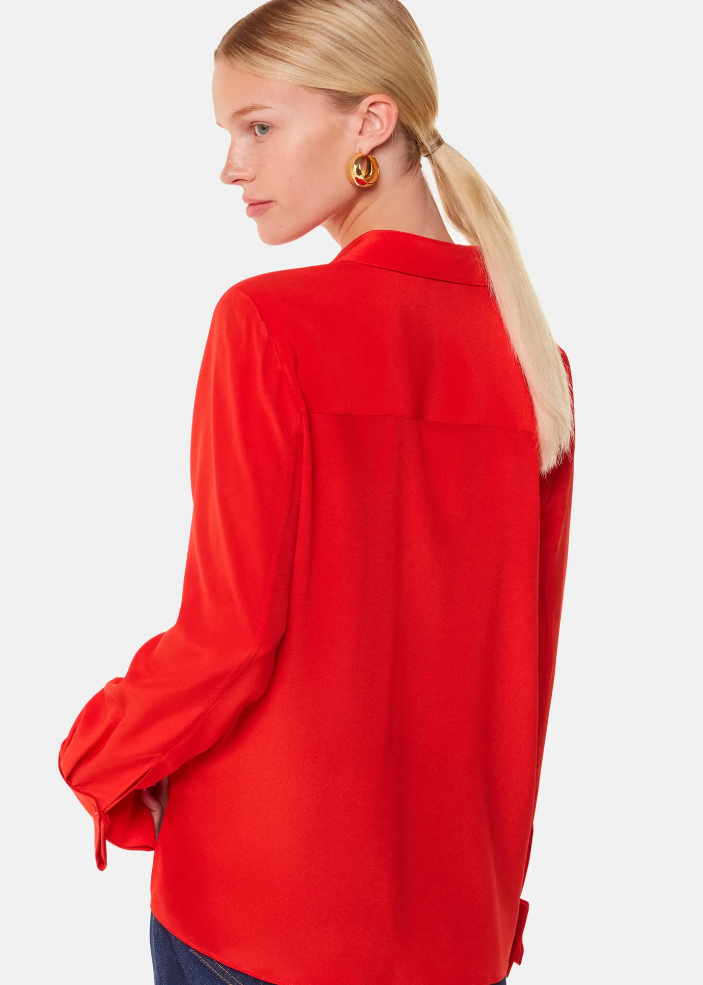 Red Ultimate Silk Shirt