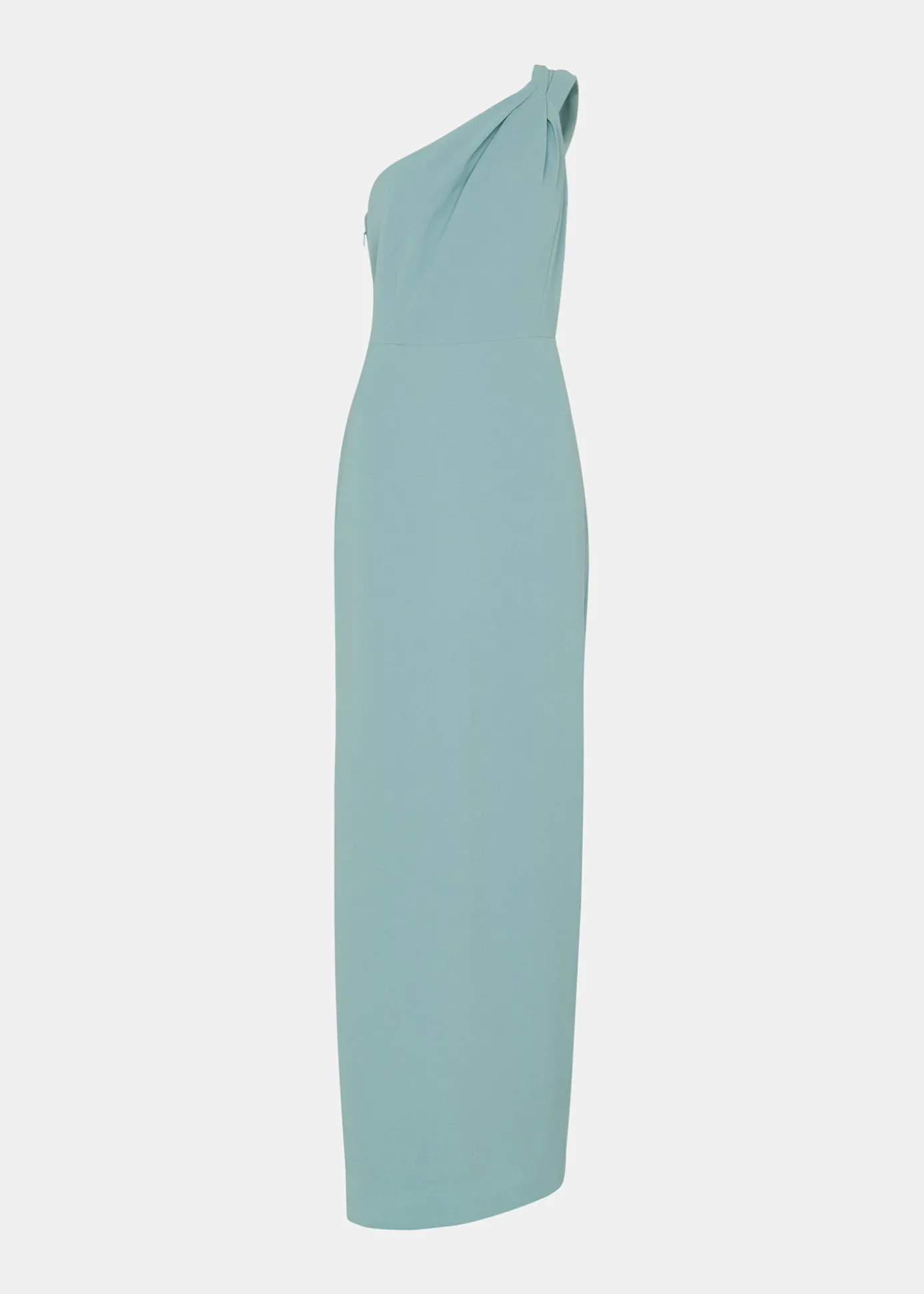 Sage Green Bethan One Shoulder Maxi Dress