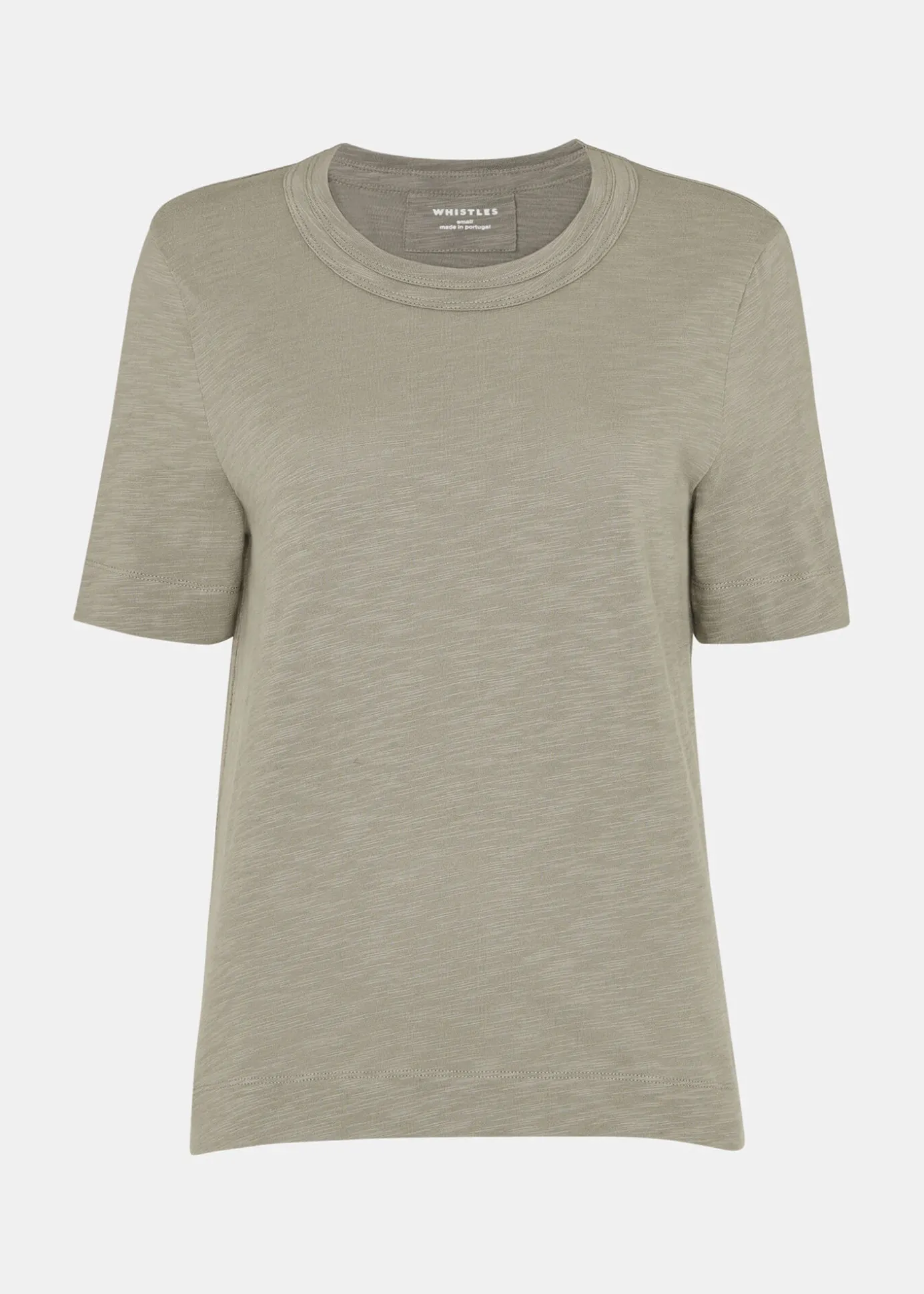 Sage Green Rosa Double Trim T-Shirt