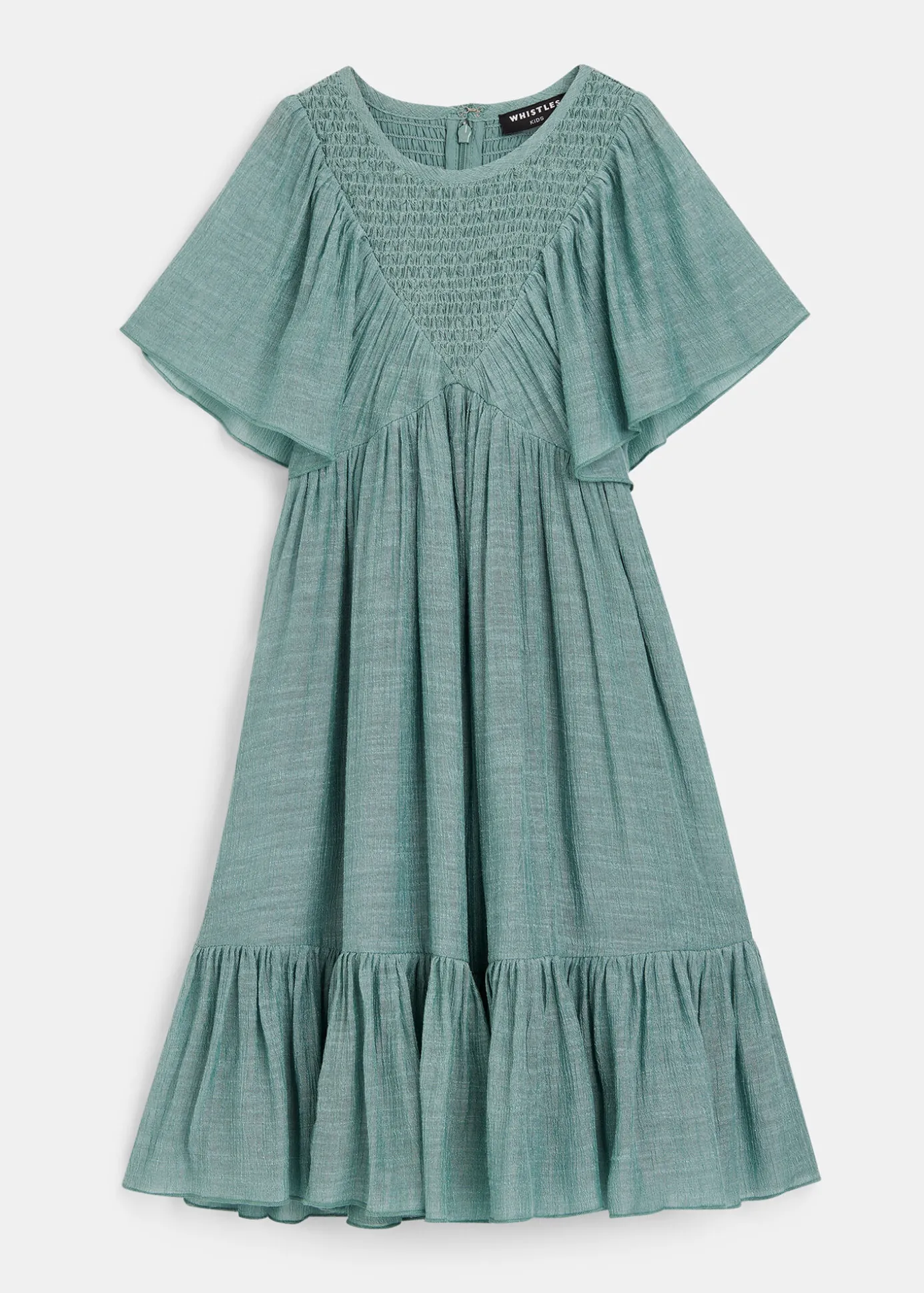Sage Green Willa Smocked Dress