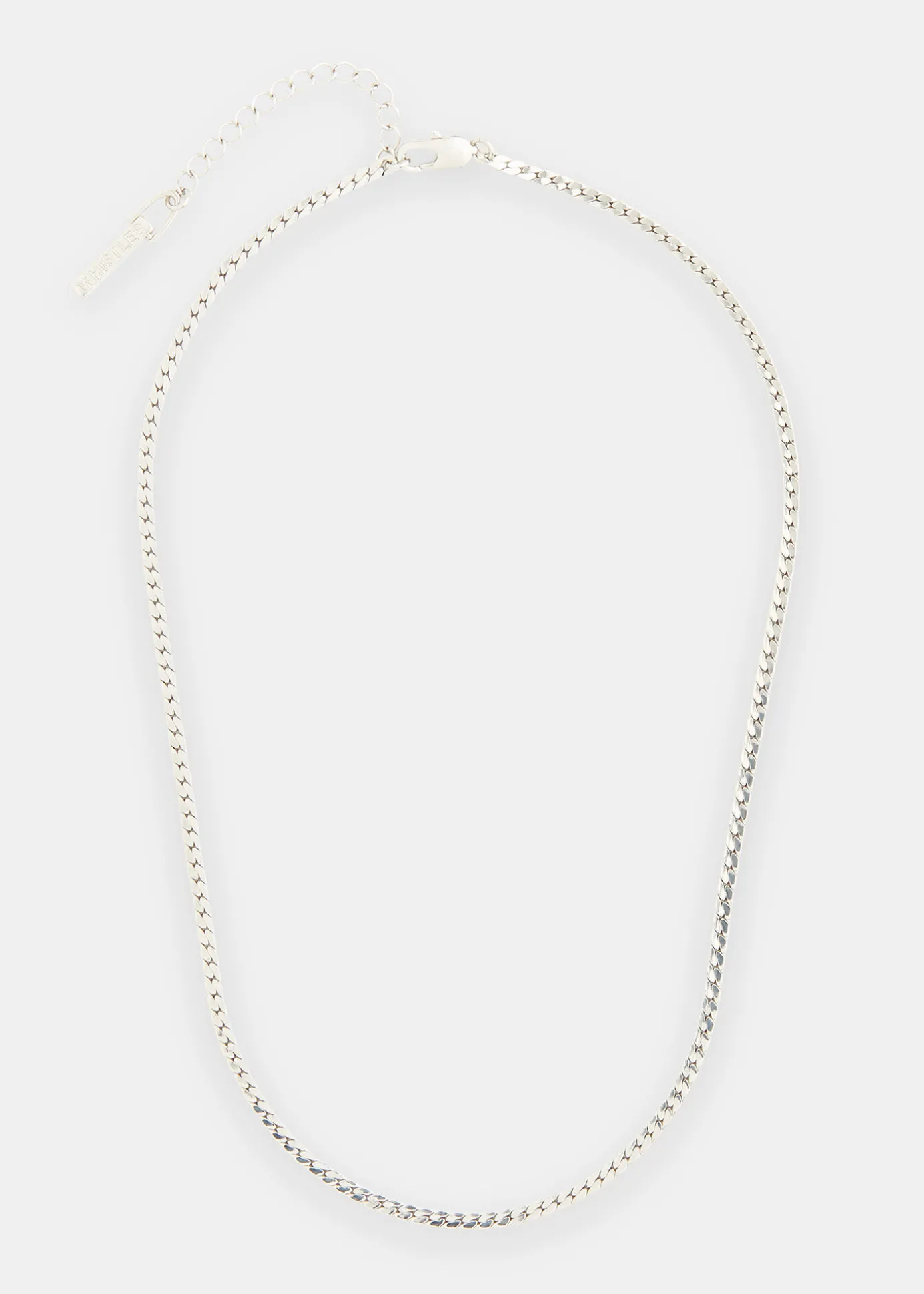 Silver Classic Snake Chain Necklace