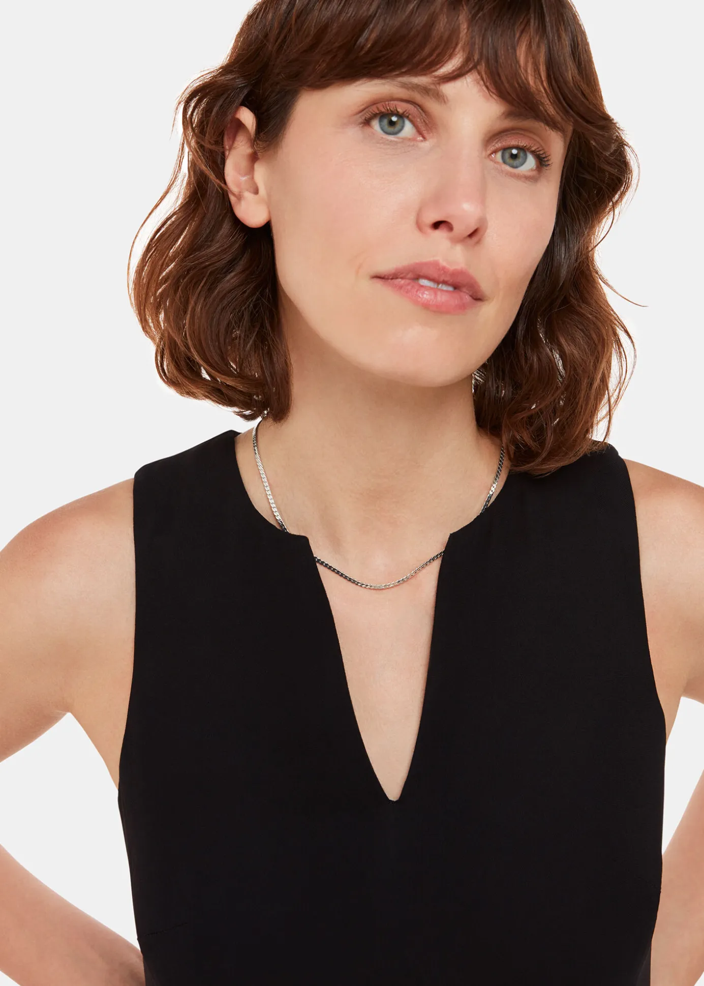 Silver Classic Snake Chain Necklace