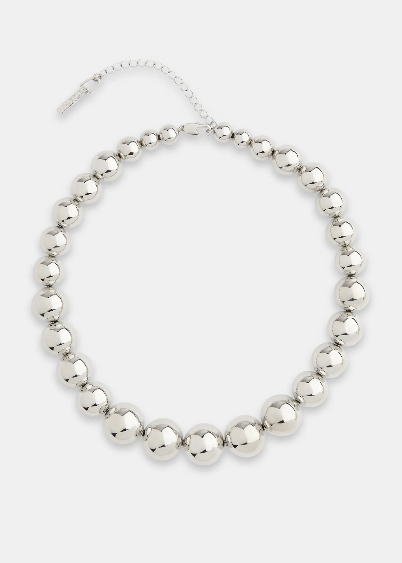 Silver Sphere Necklace