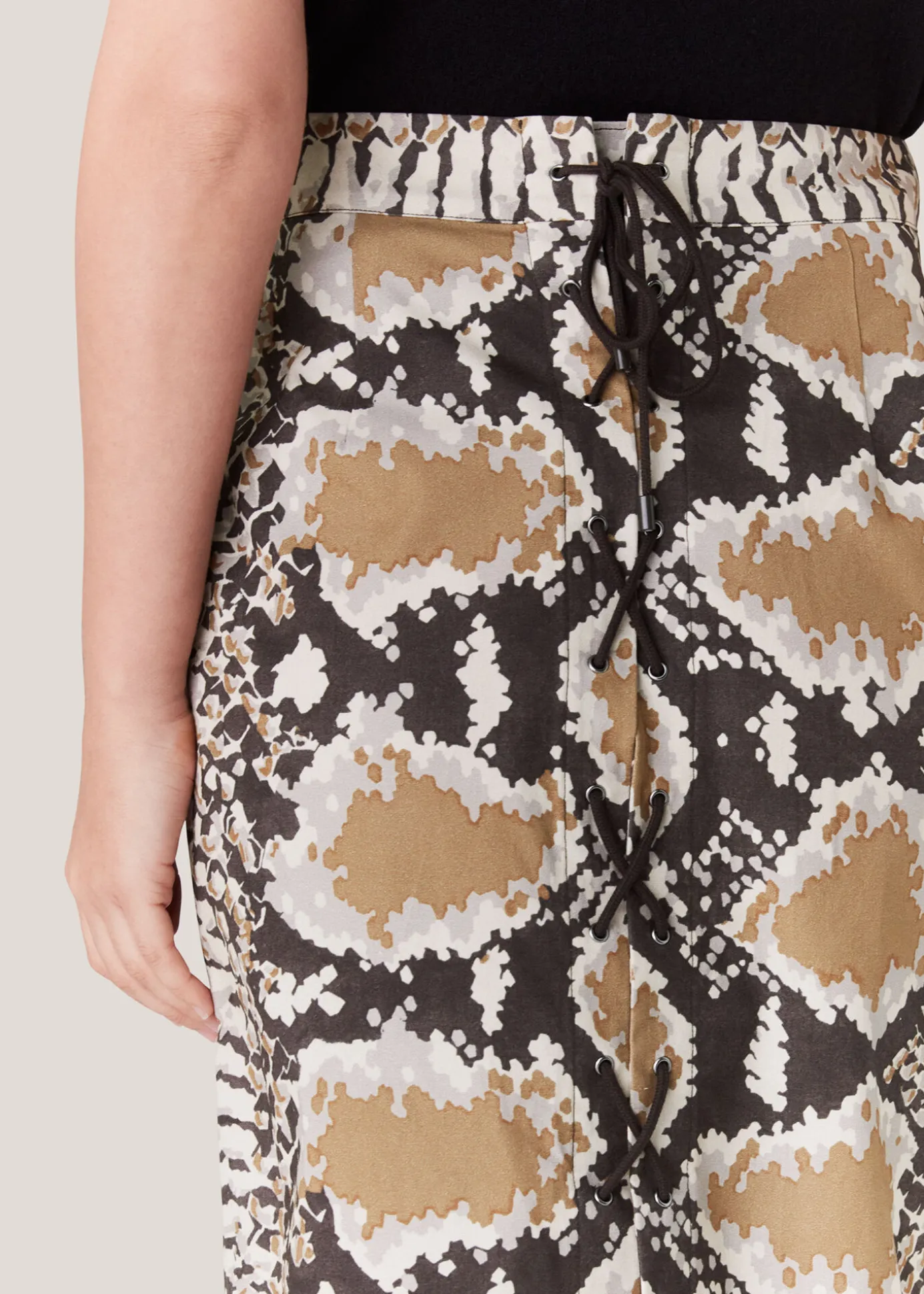 Snake Print Snake Print Midi Skirt