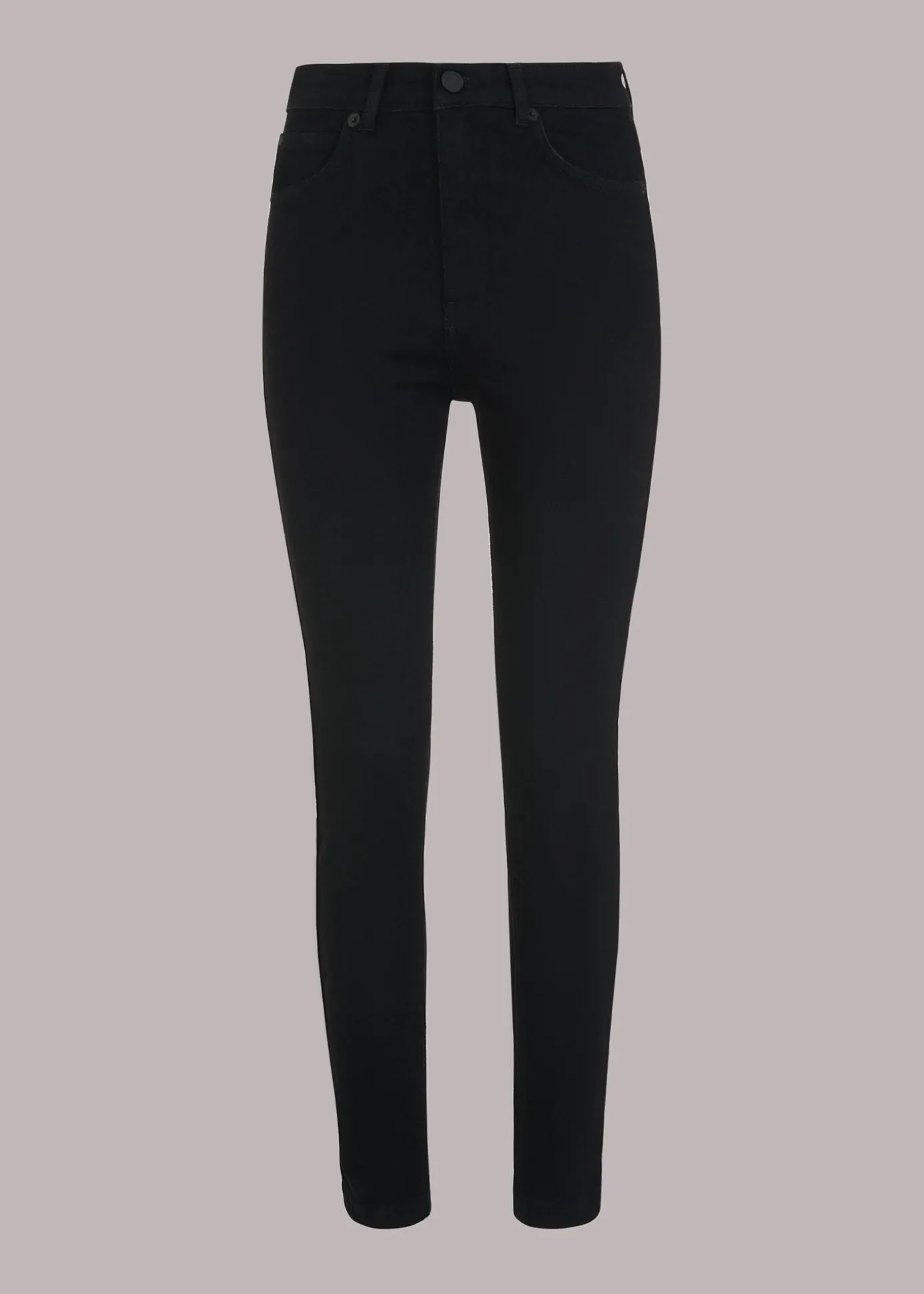 Solid Black Stretch Sculpted Skinny Jean